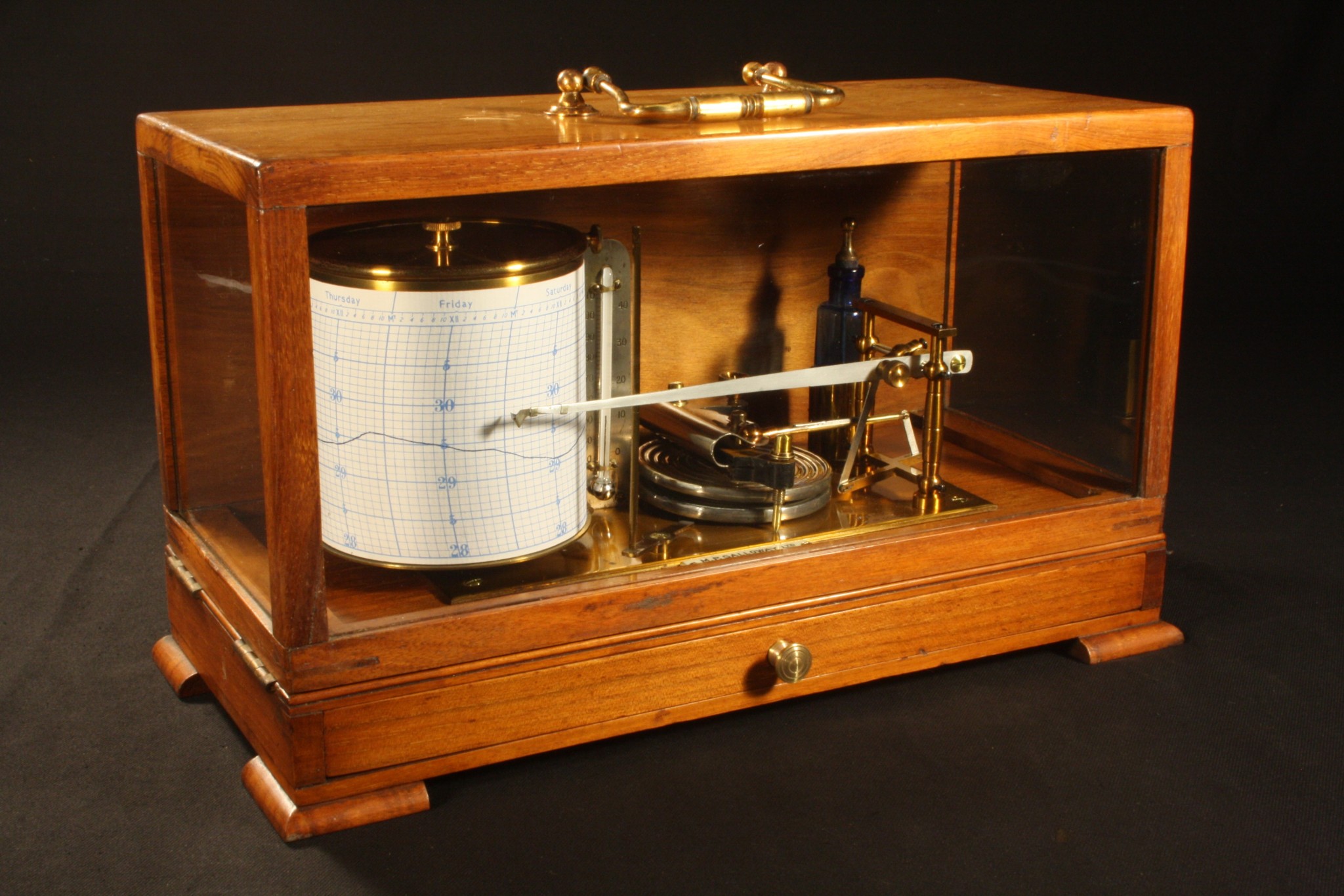 Image of Drum Barograph by Galloway