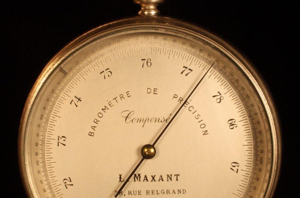 PRECISION ANEROID BAROMETER BY MAXANT c1905 Vavasseur Antiques