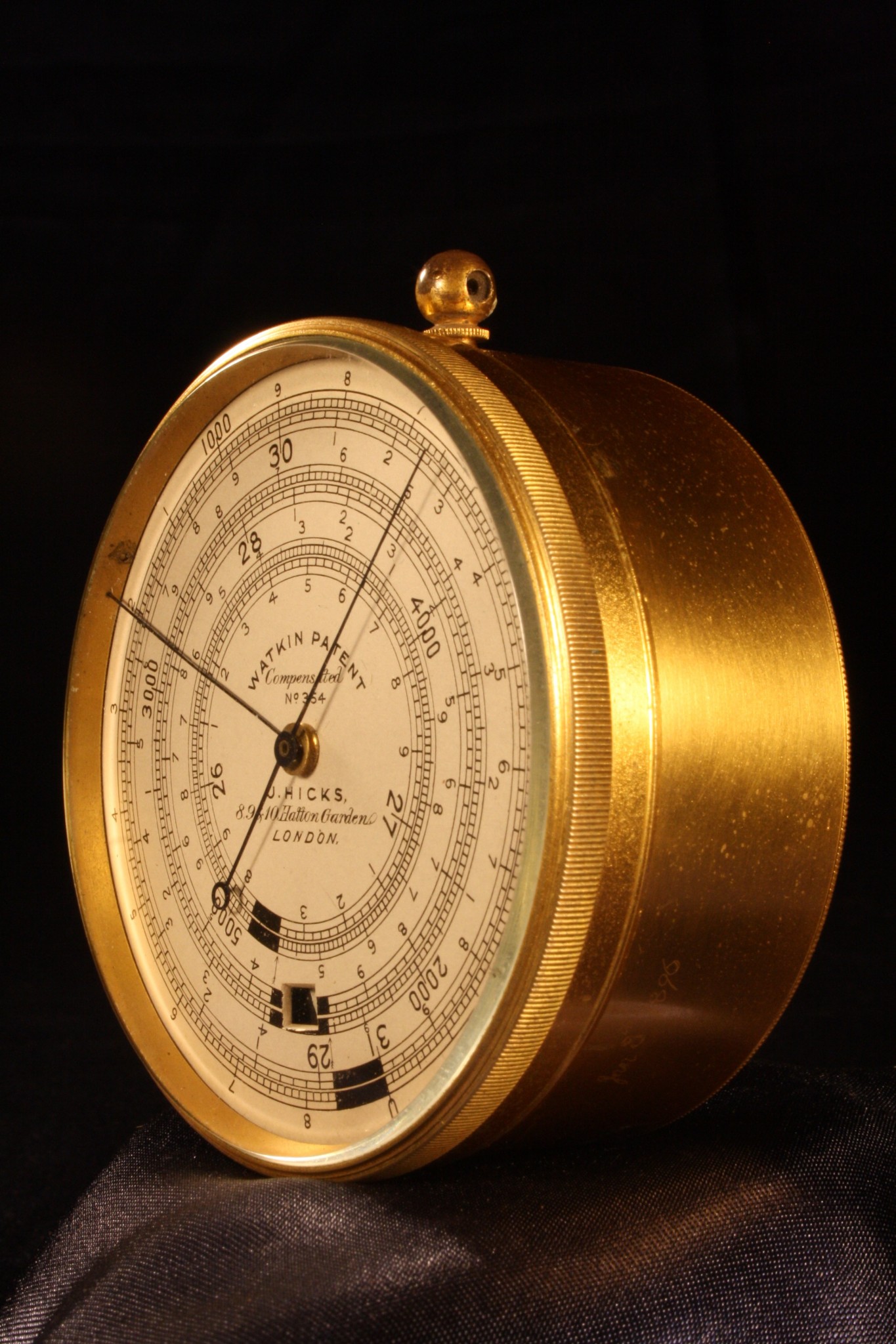 Image of Watkin Patent Altimeter by Hicks No 354