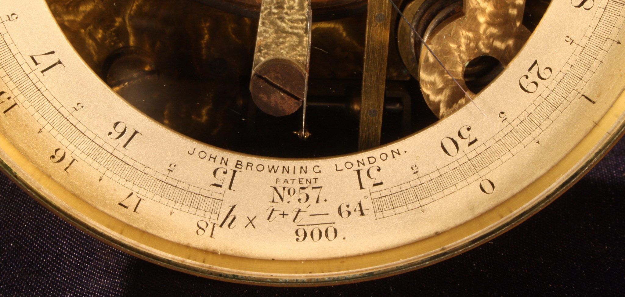 Image of Browning Barometer Altimeter, No 57, c1856