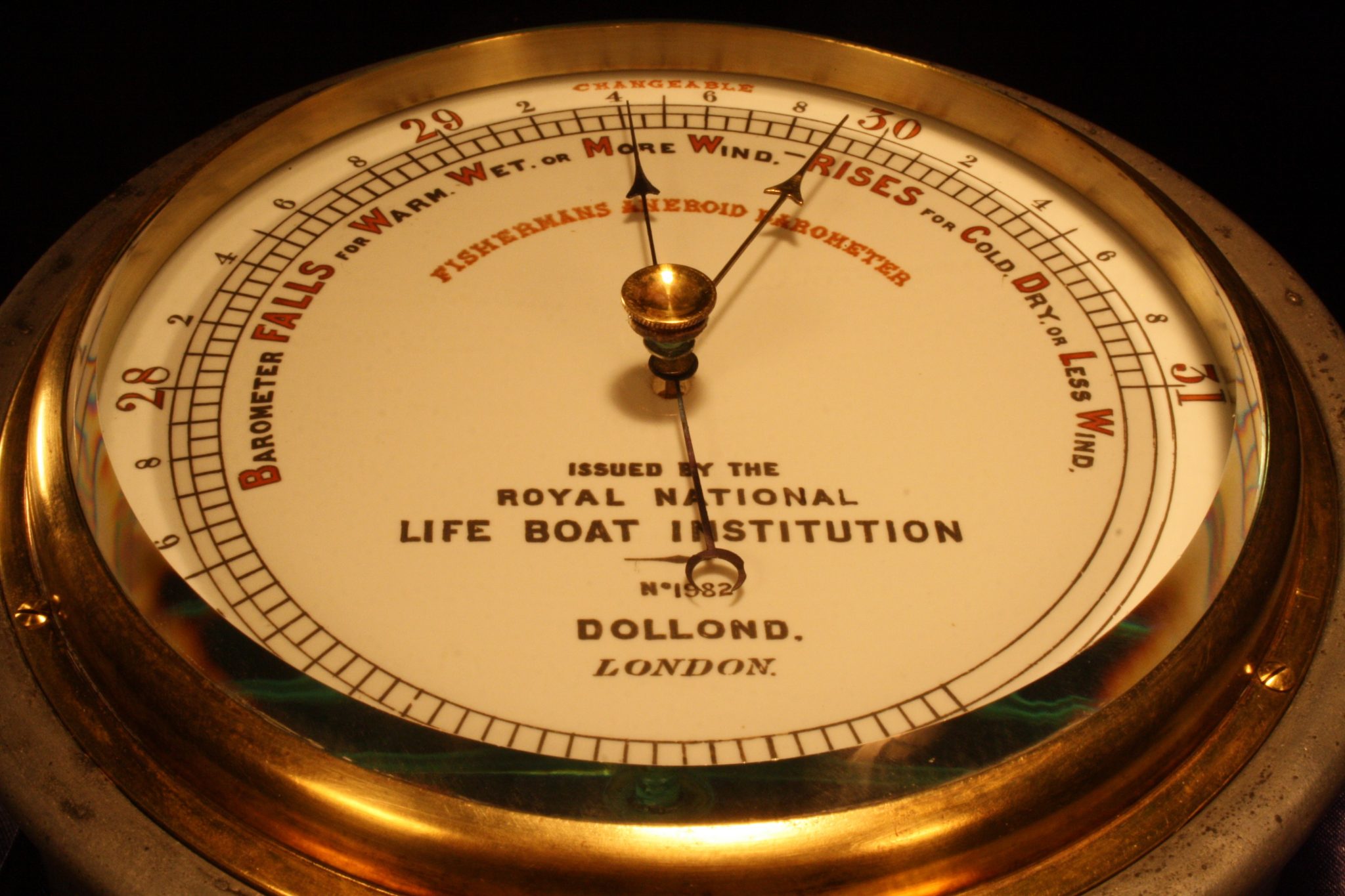 FISHERMANS MARINE BAROMETER BY DOLLOND No 1982 c1885 – Sold