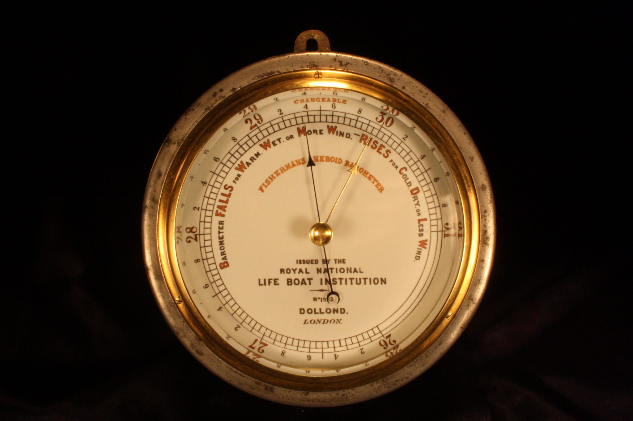 Image of Dollond RNLI Fishermans Marine Barometer No 1982