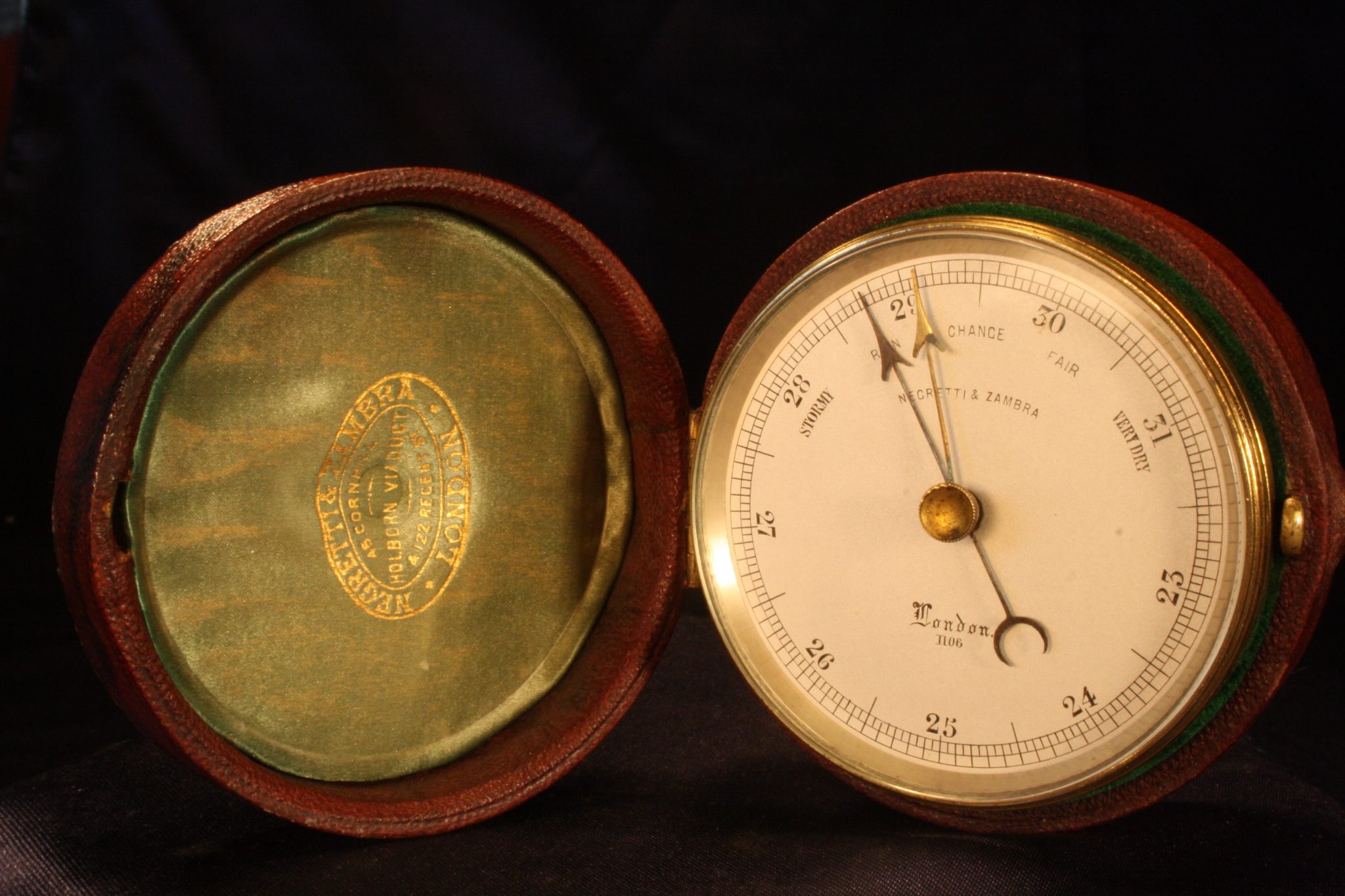 Image of Negretti & Zambra Pocket Barometer No 1106