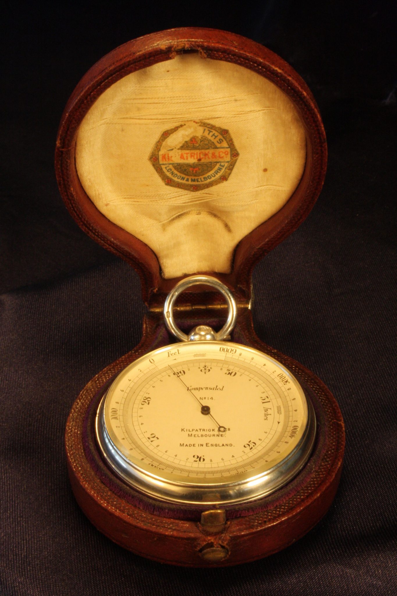 Image of Silver Short & Mason Pocket Barometer