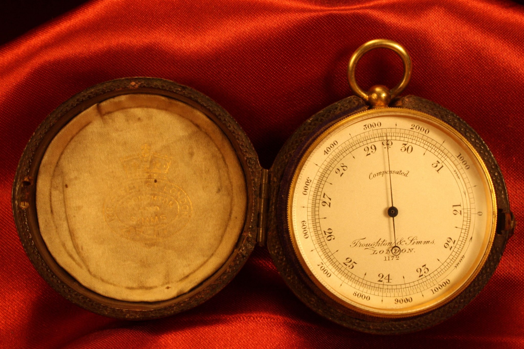 Image of Troughton & Simms Pocket Barometer No 1172