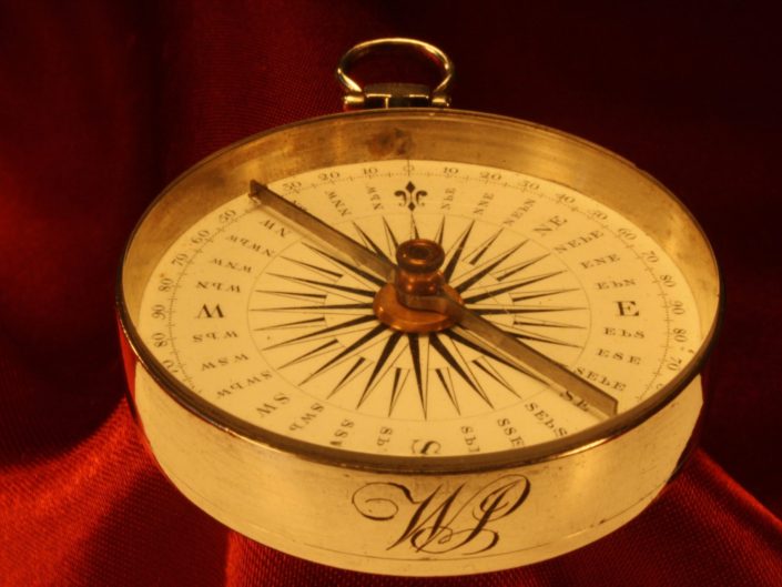 GEORGIAN SILVER COMPASS BY DOLLOND c1786 – Sold