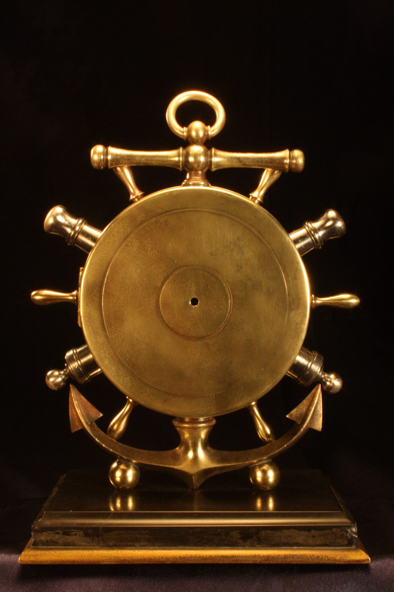 Image of French Industrial Series Ships Wheel Barometer