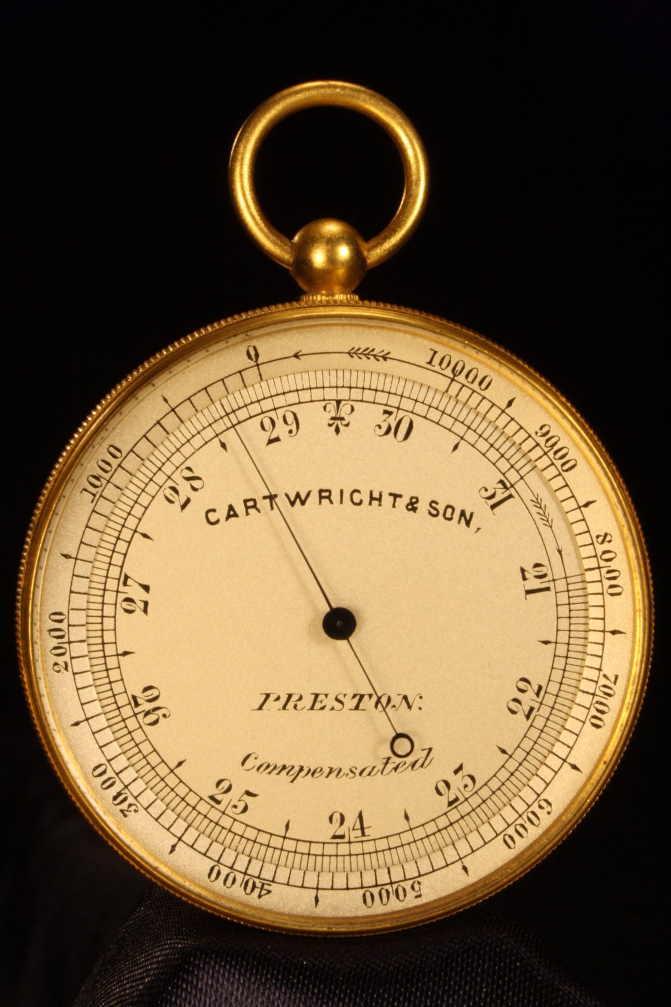 Image of Pocket Barometer Compendium by Cartwright c1890