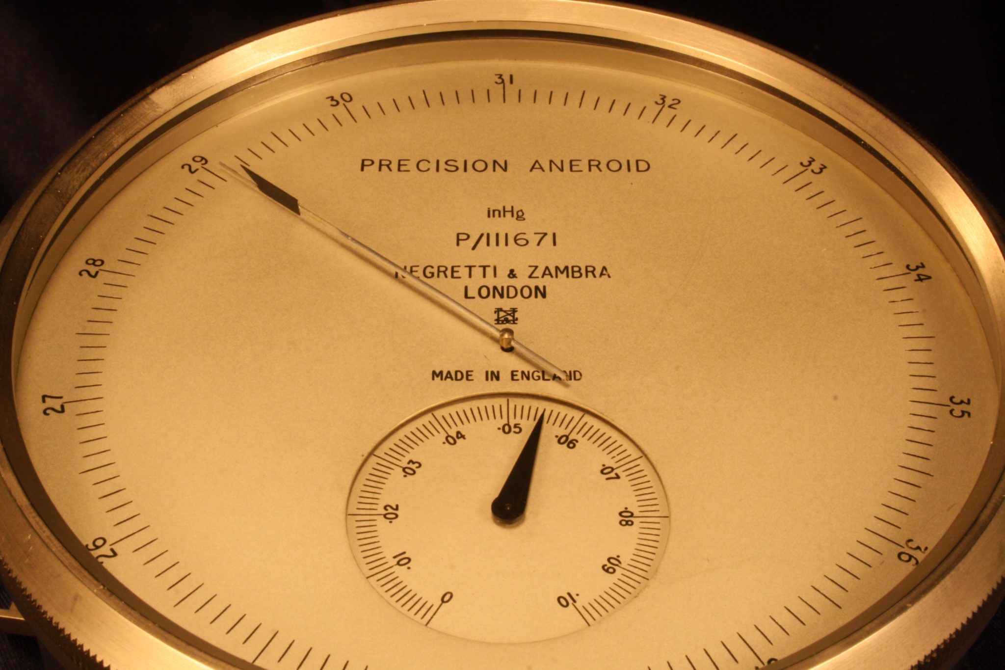 Image of Negretti & Zambra Precision Aneroid Surveying Barometer P/111671