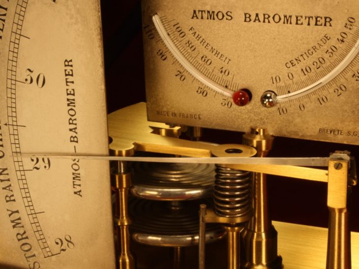 FRENCH ATMOS BAROMETER c1875 – Sold