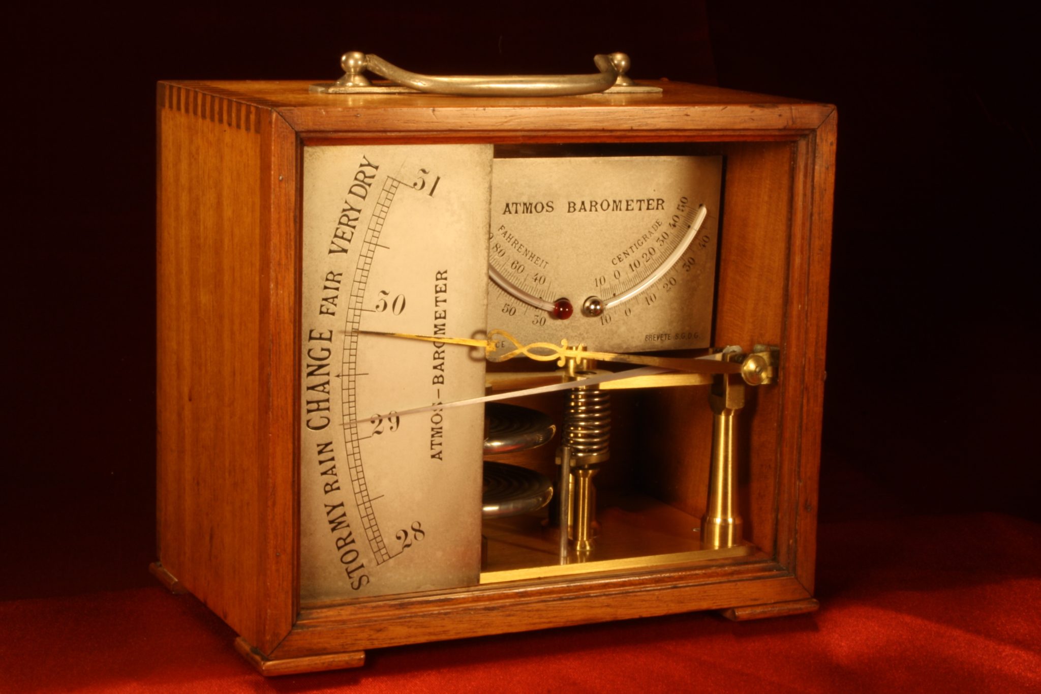 Image of French Atmos Barometer c1875