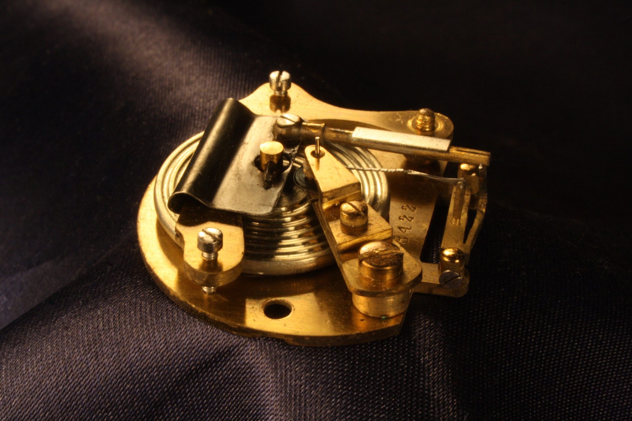 Image of Callaghan Gilt Brass Pocket Barometer No 8422