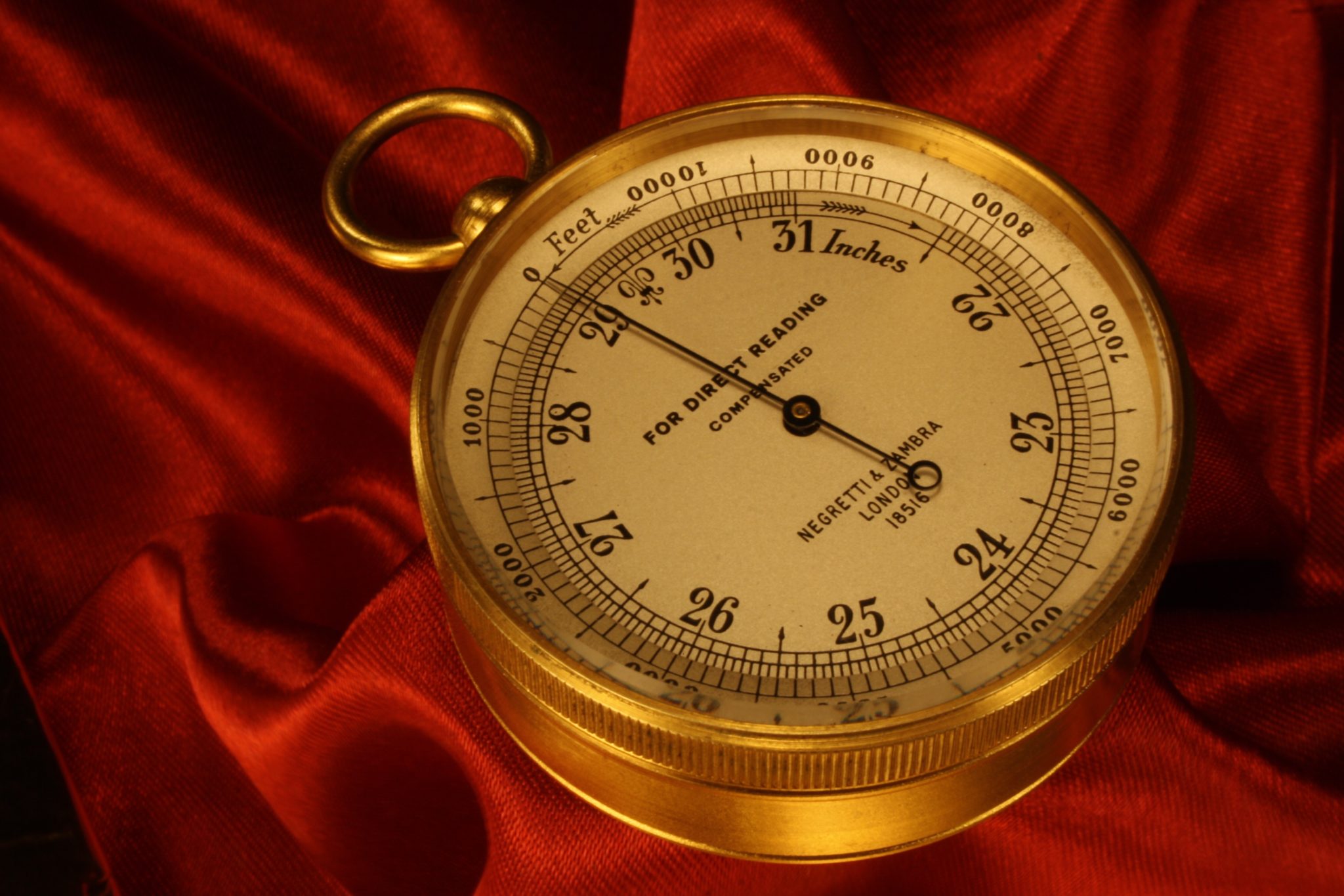 Image of Negretti & Zambra Pocket Barometer No 18516