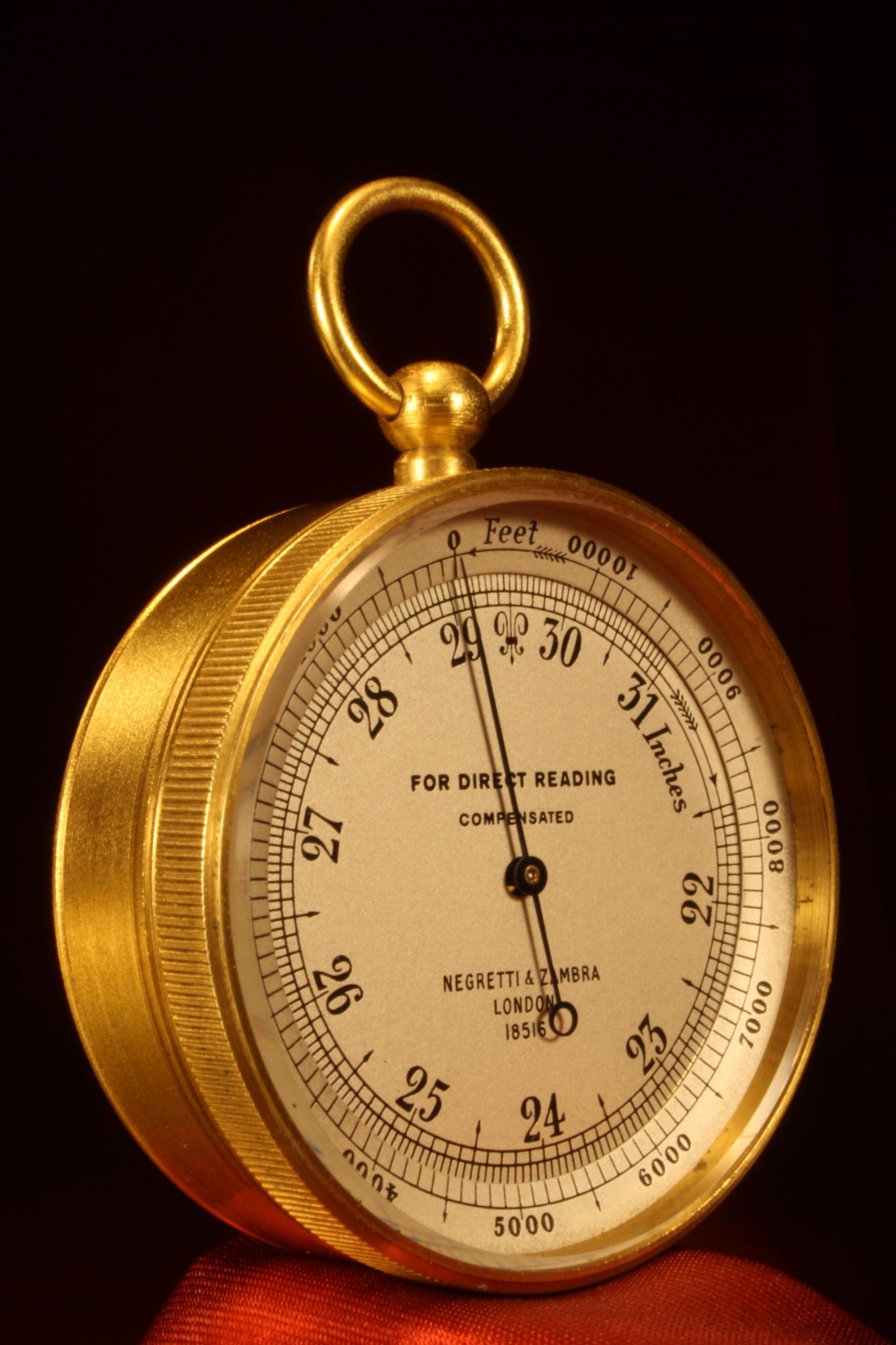 Image of Negretti & Zambra Pocket Barometer No 18516