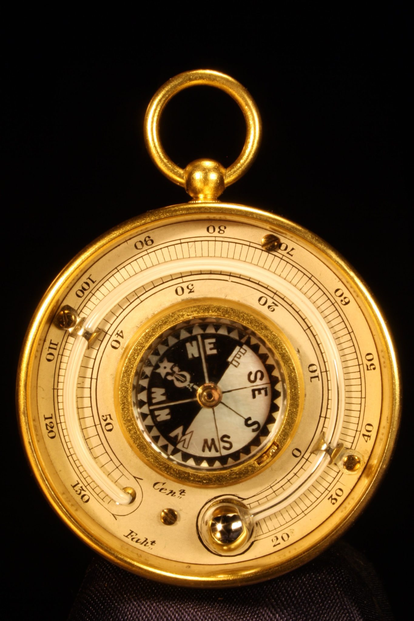 Image of Negretti & Zambra Pocket Barometer Compendium c1895