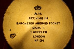 Image of Wheeler Pocket Barometer No 134 c1939