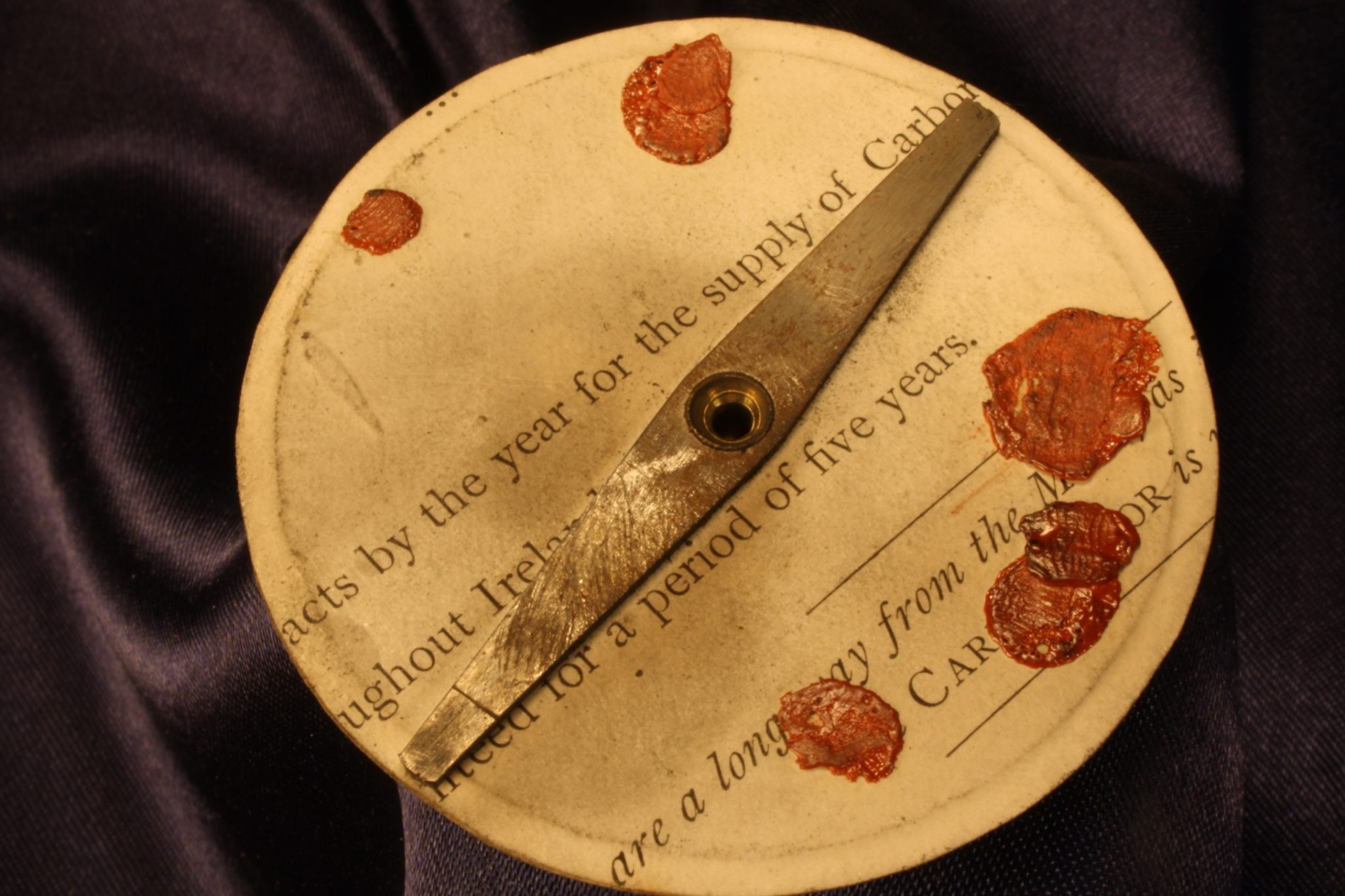 Image of Antique Desk Singer’s Patent Compass No 19938 c1865