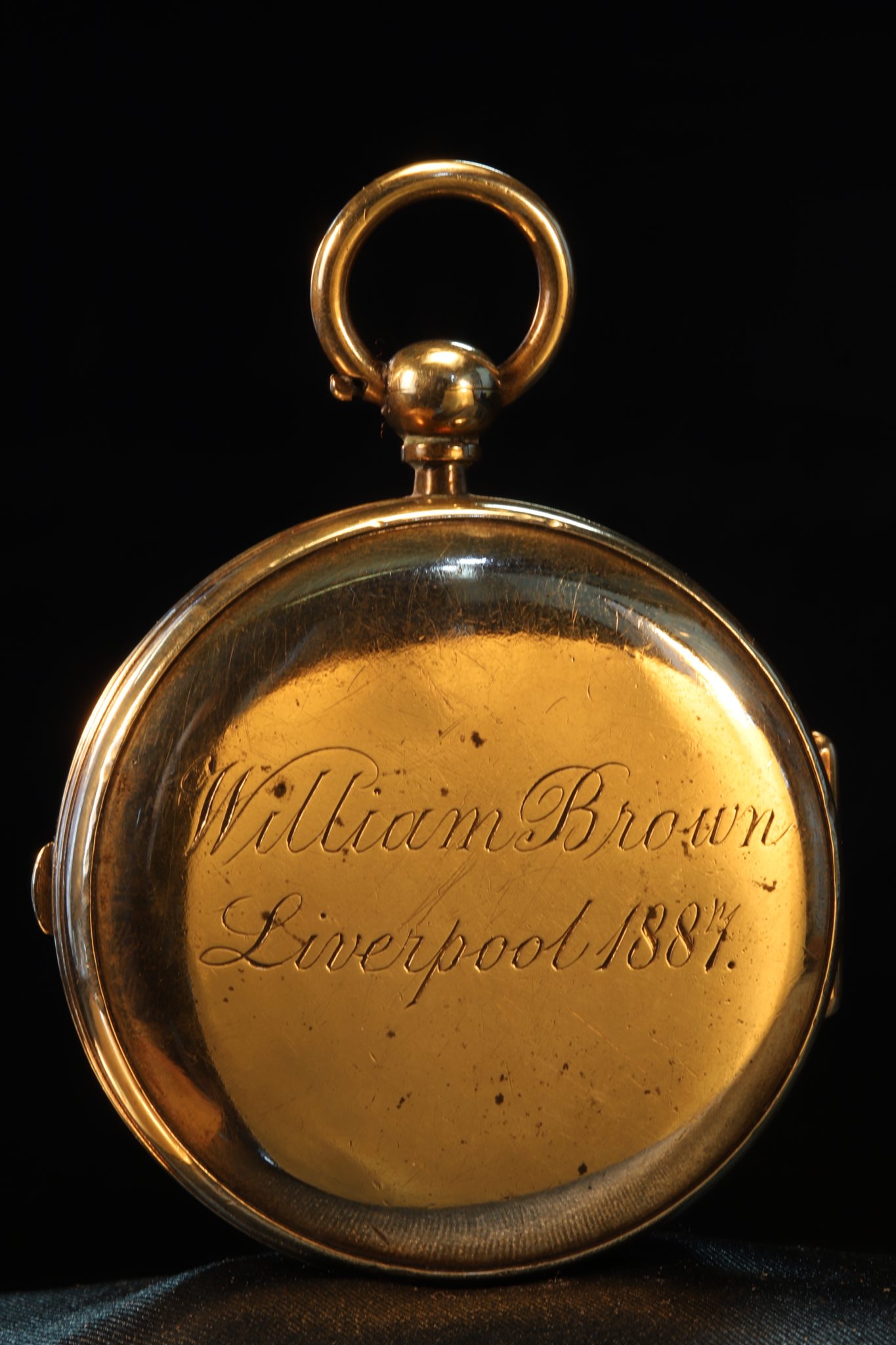 Image of Brass Pocket Compass Attributed to Henry Browne & Son c1887