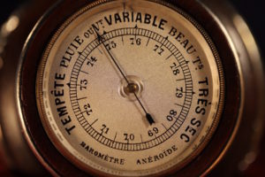 Image of Gustave Keller Desk Barometer c1900