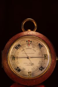 Image of Pocket Barometer and Compass Compendium by Negretti & Zambra for A&J Bell c1914
