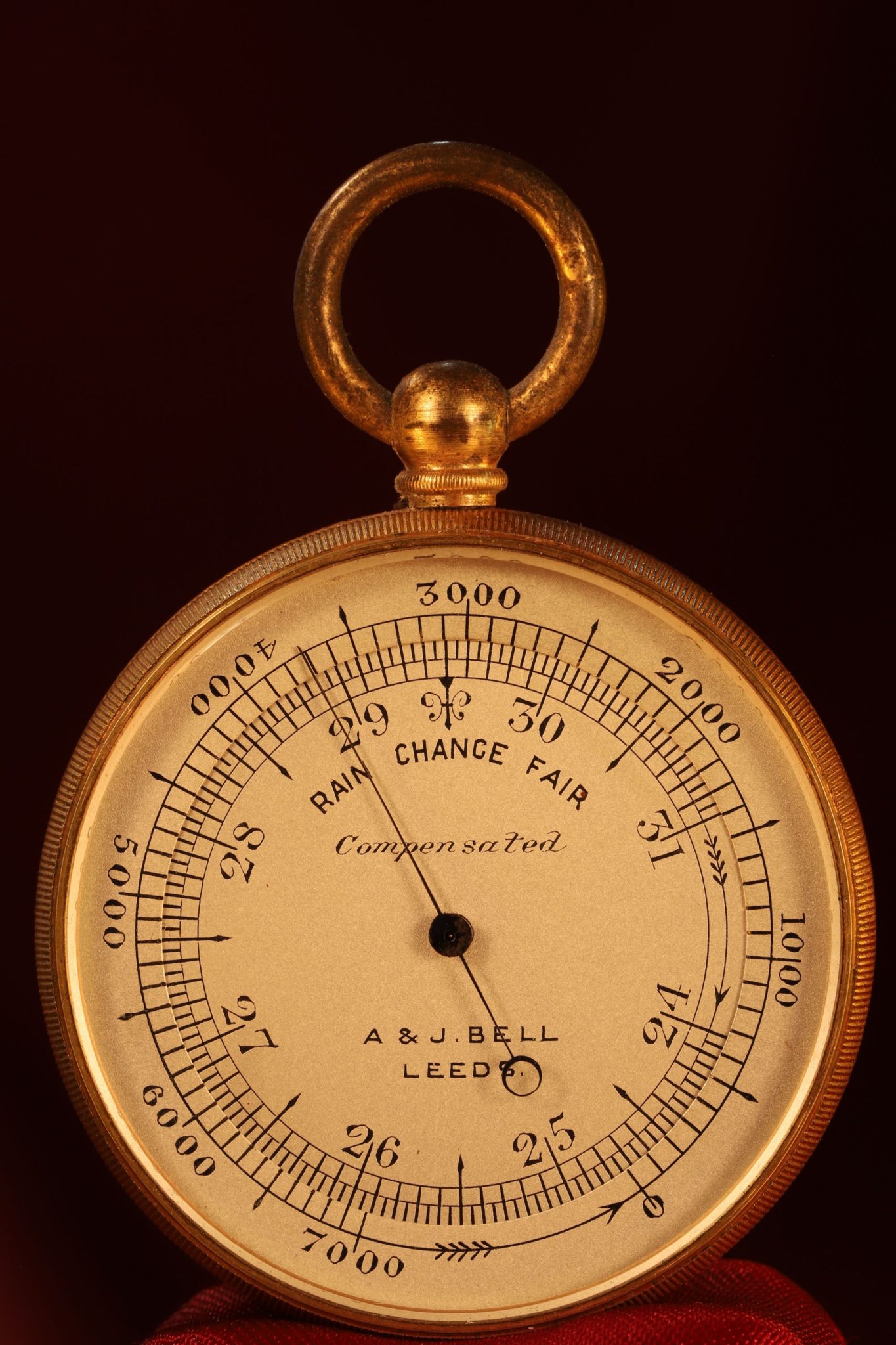 Image of Pocket Barometer and Compass Compendium by Negretti & Zambra for A&J Bell c1914