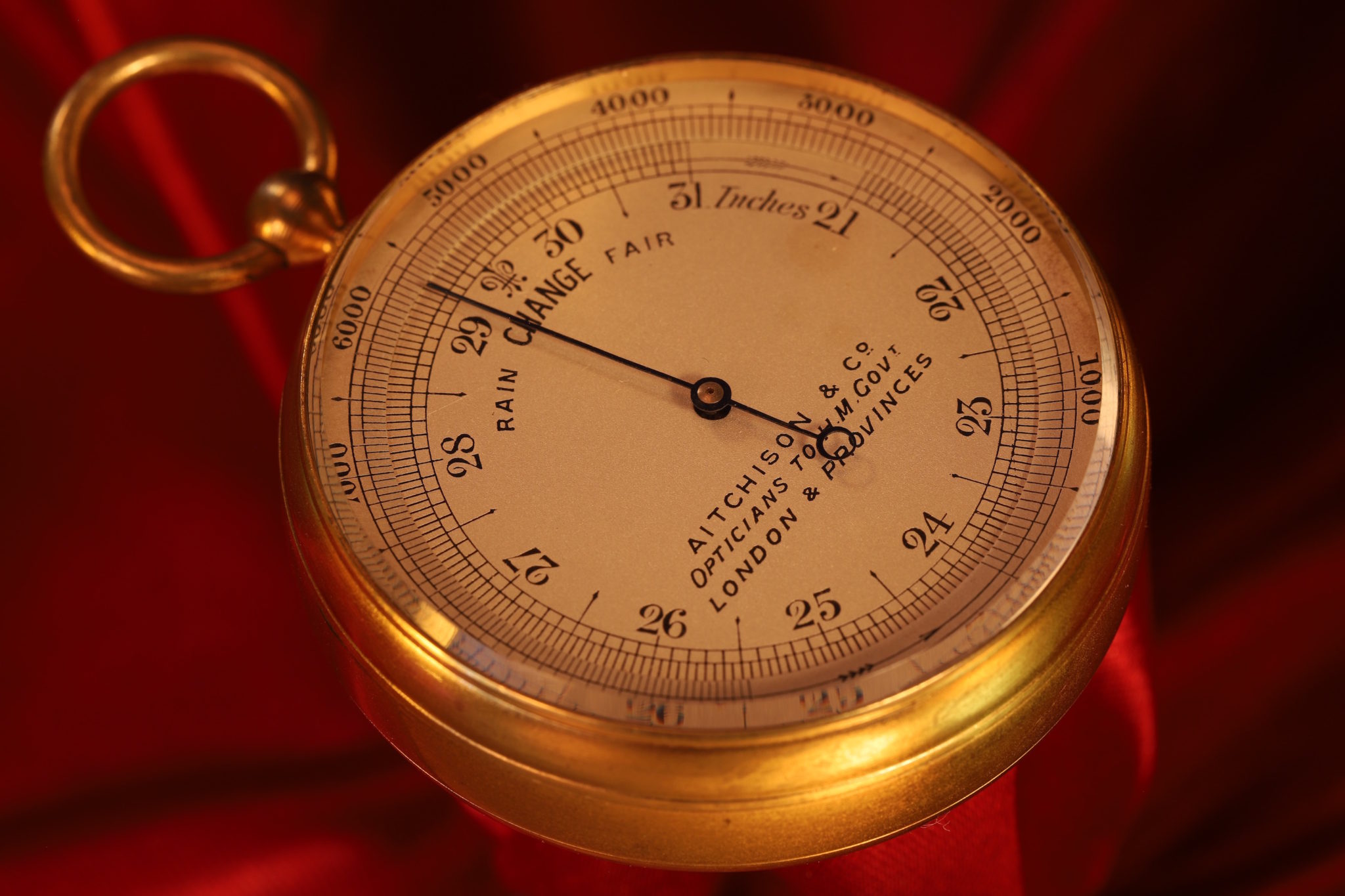 Image of Aitchison Pocket Barometer c1915
