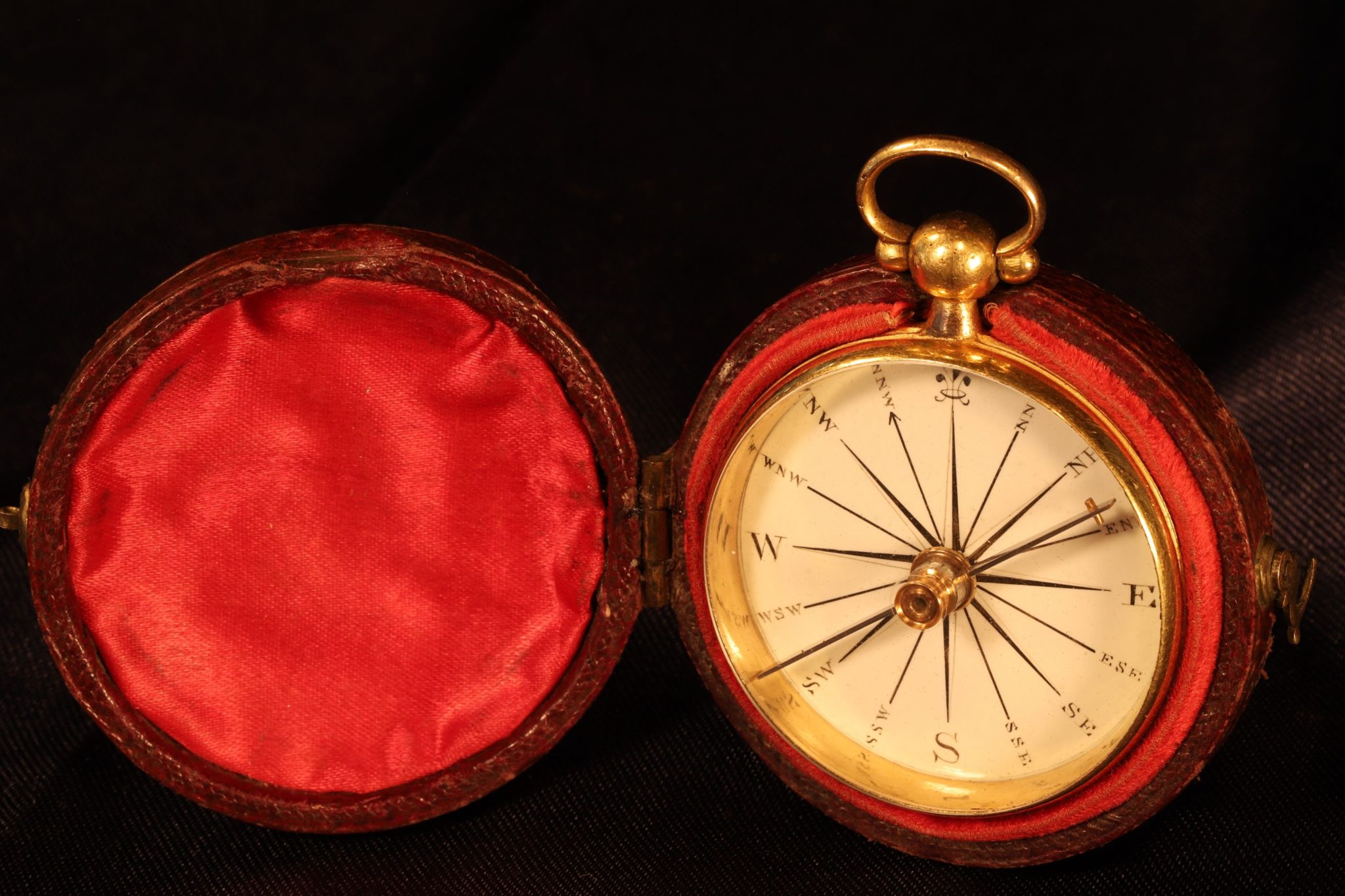 Image of Early Victorian Gilt Compass c1840