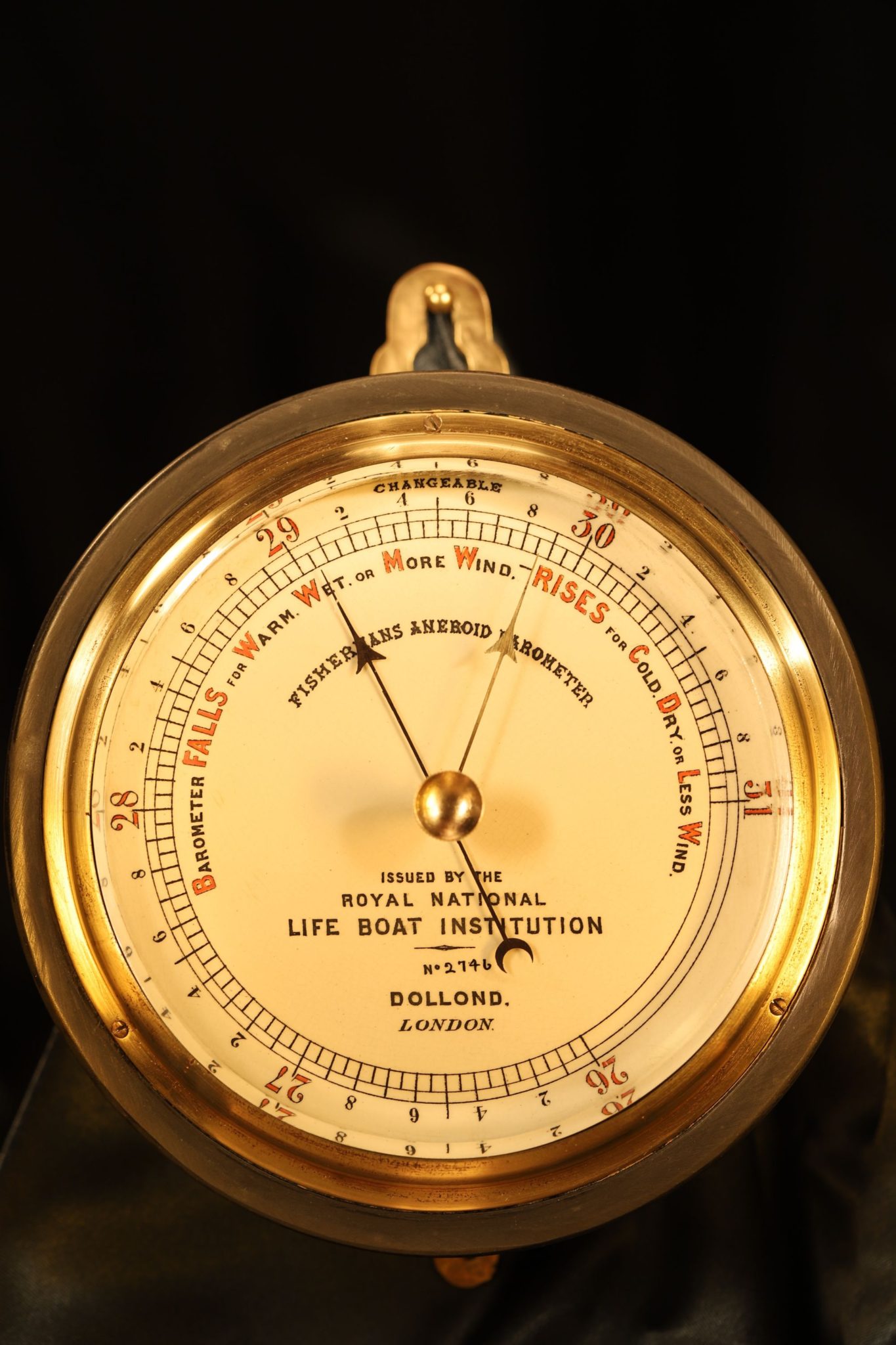 Image of RNLI Marine Barometer by Dollond No 2746