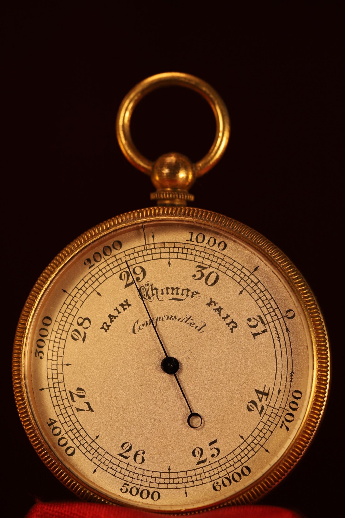 Image of Victorian Pocket Barometer Travel Compendium c1880