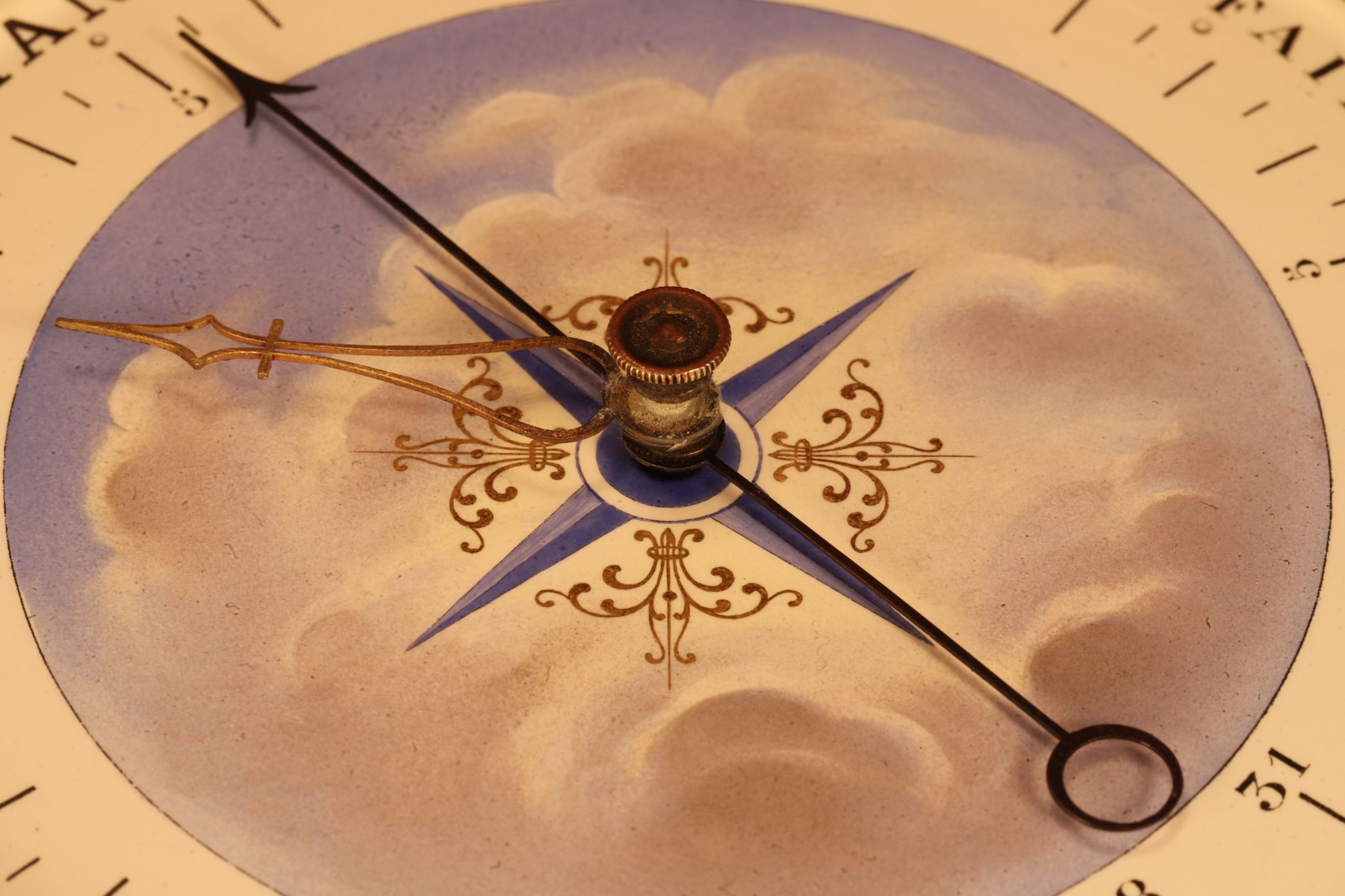 Image of Bourdon Barometer No 16717 in Clock Bracket c1870