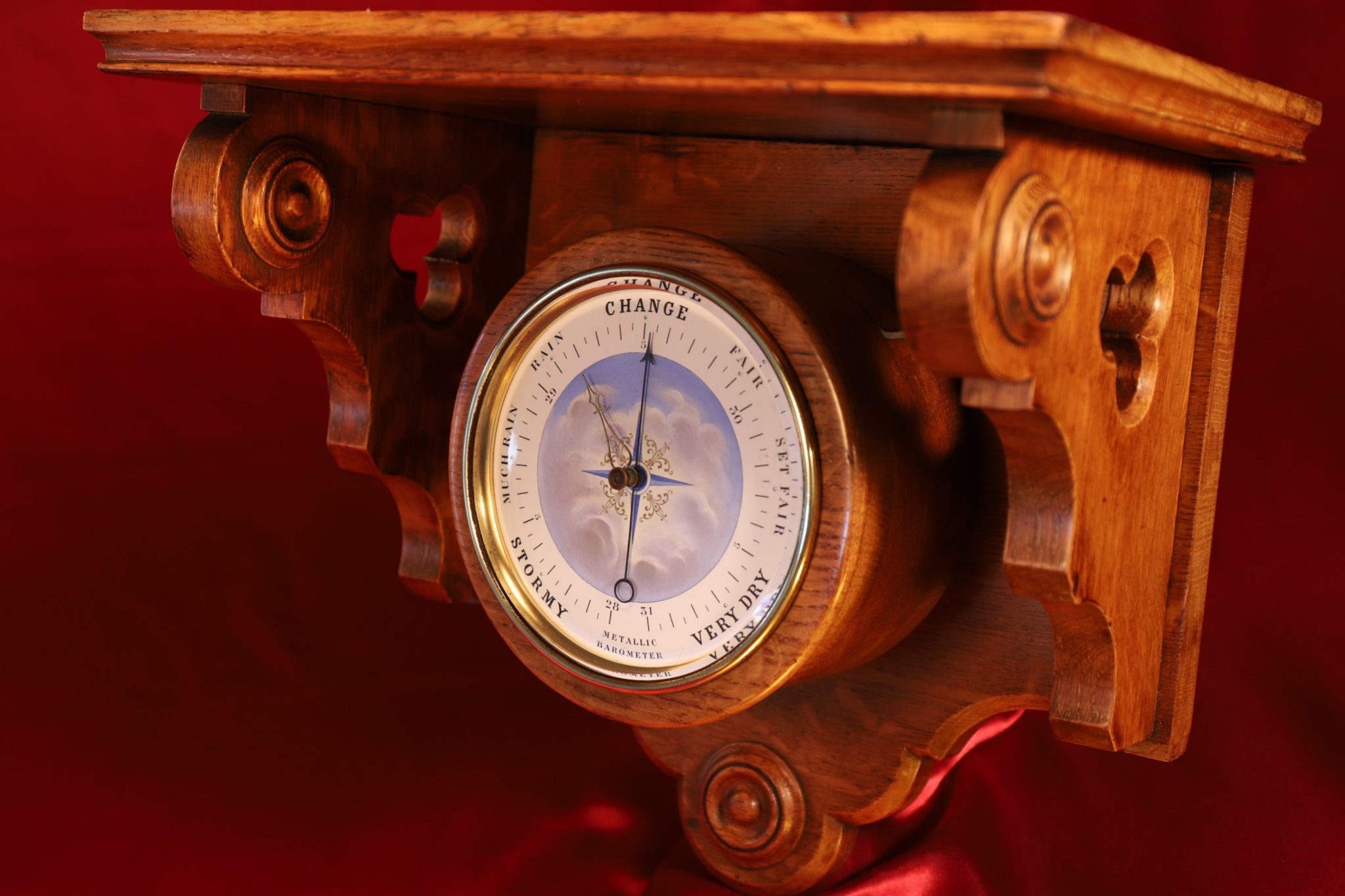 Bourdon & Richard Series 2 Barometer No 16717 in Clock Bracket c1870