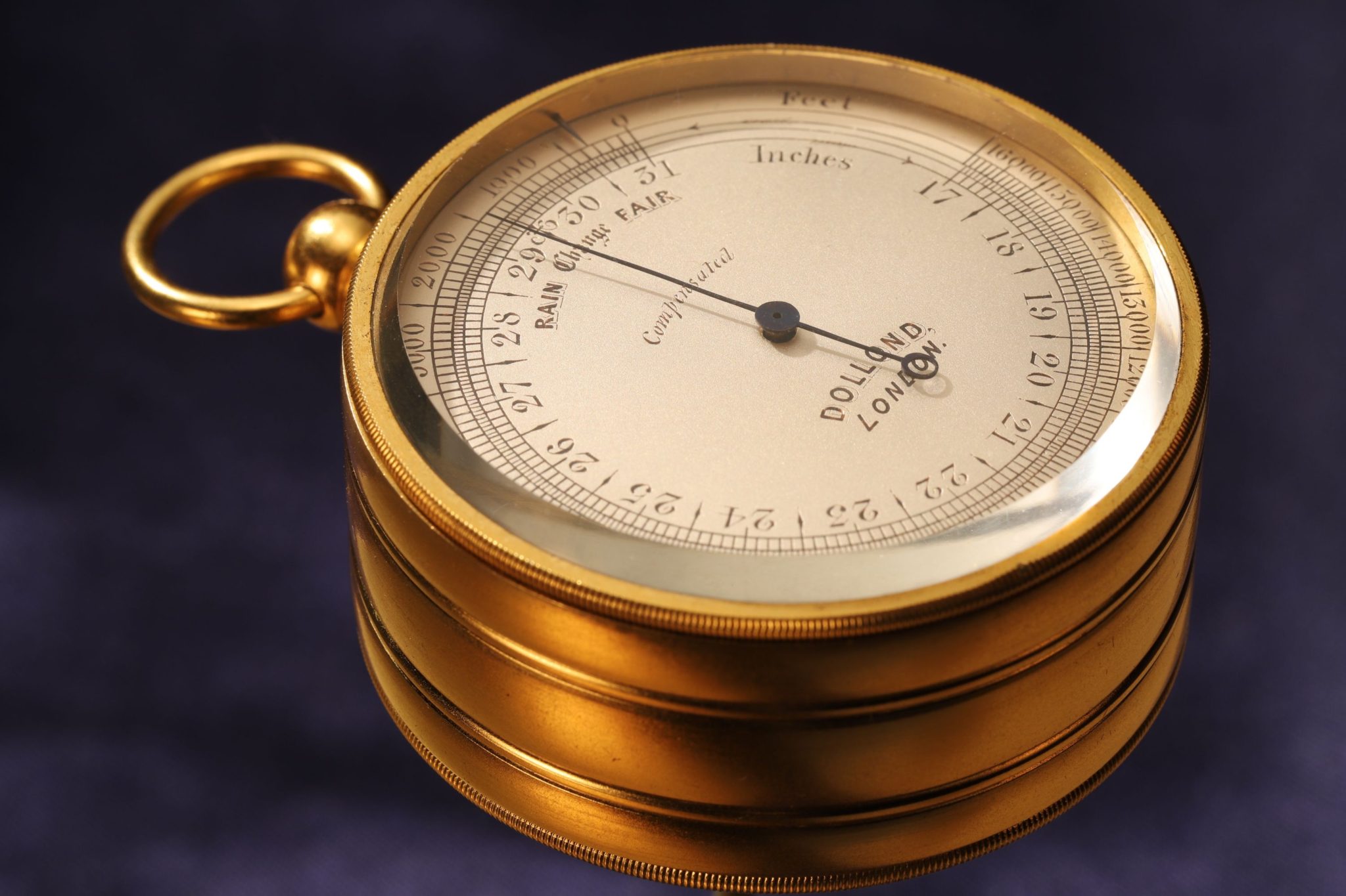 VICTORIAN POCKET BAROMETER THERMOMETER COMPASS COMPENDIUM BY DOLLOND c1868