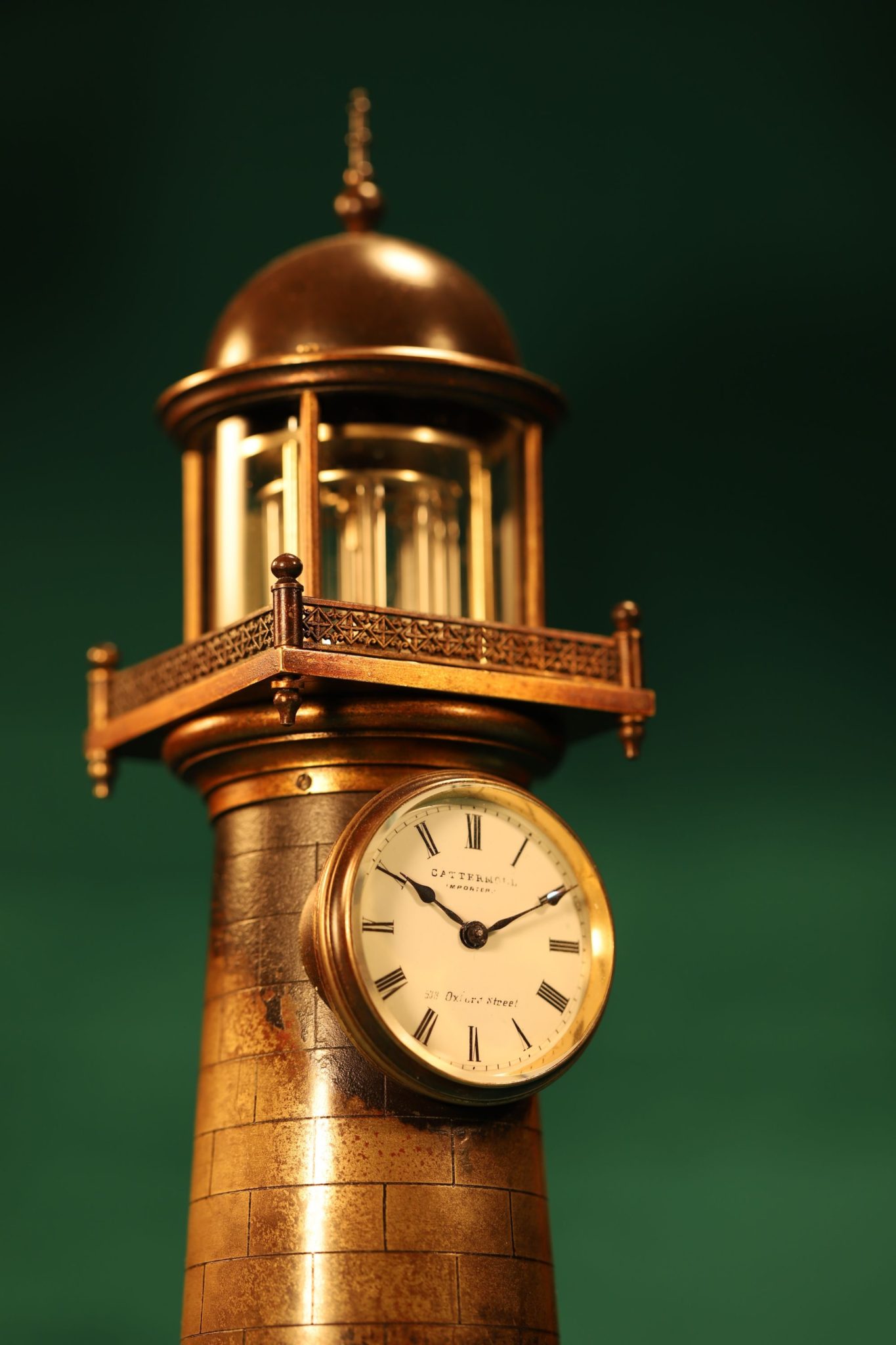 ANTIQUE FRENCH LIGHTHOUSE CLOCK AUTOMATON BY GUILMET No 249 c1870