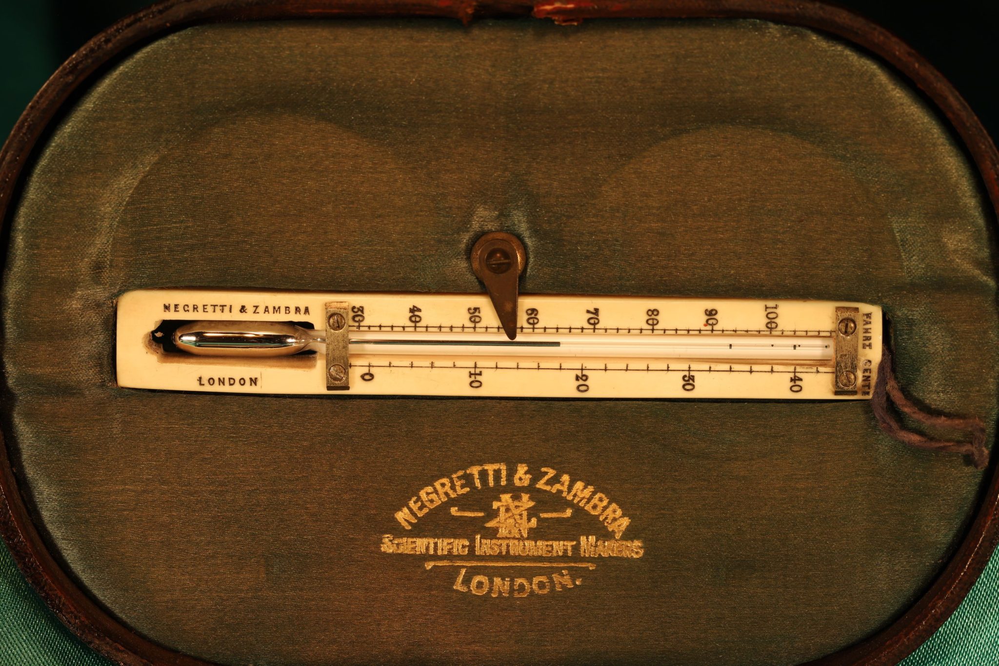 Image of Negretti & Zambra Pocket Barometer Travel Compendium No 20140 c1900