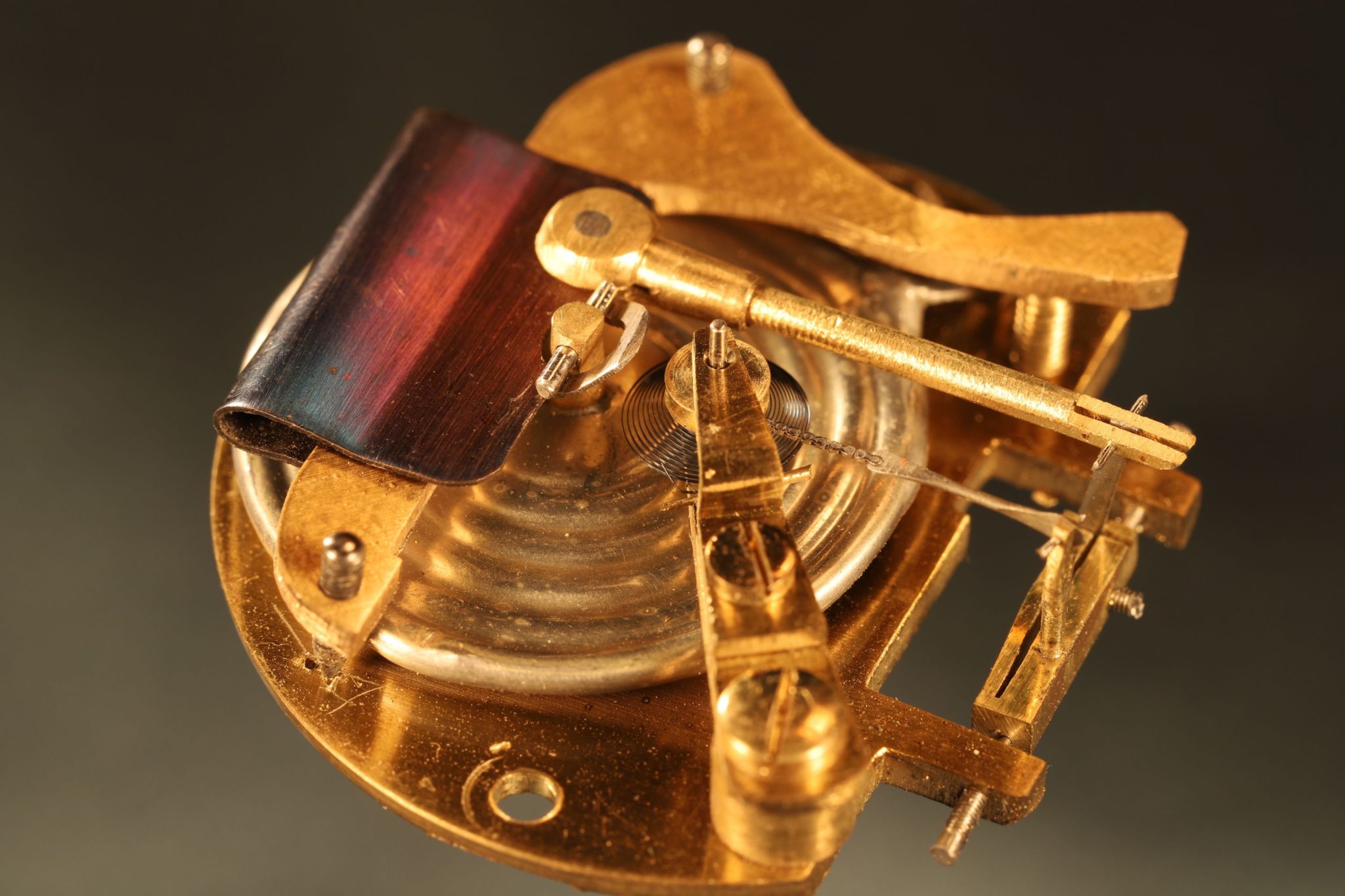Image of Negretti & Zambra Pocket Barometer with Magnifying Compass c1910