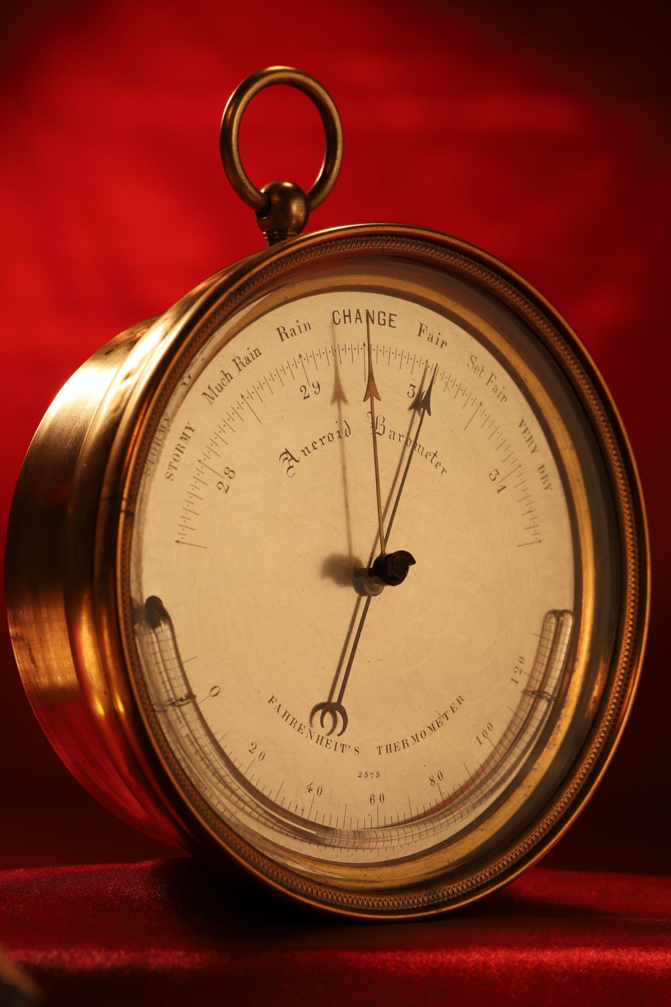 Image of Dent Barometer No 2575 Retailed by Elliott c1849/1859