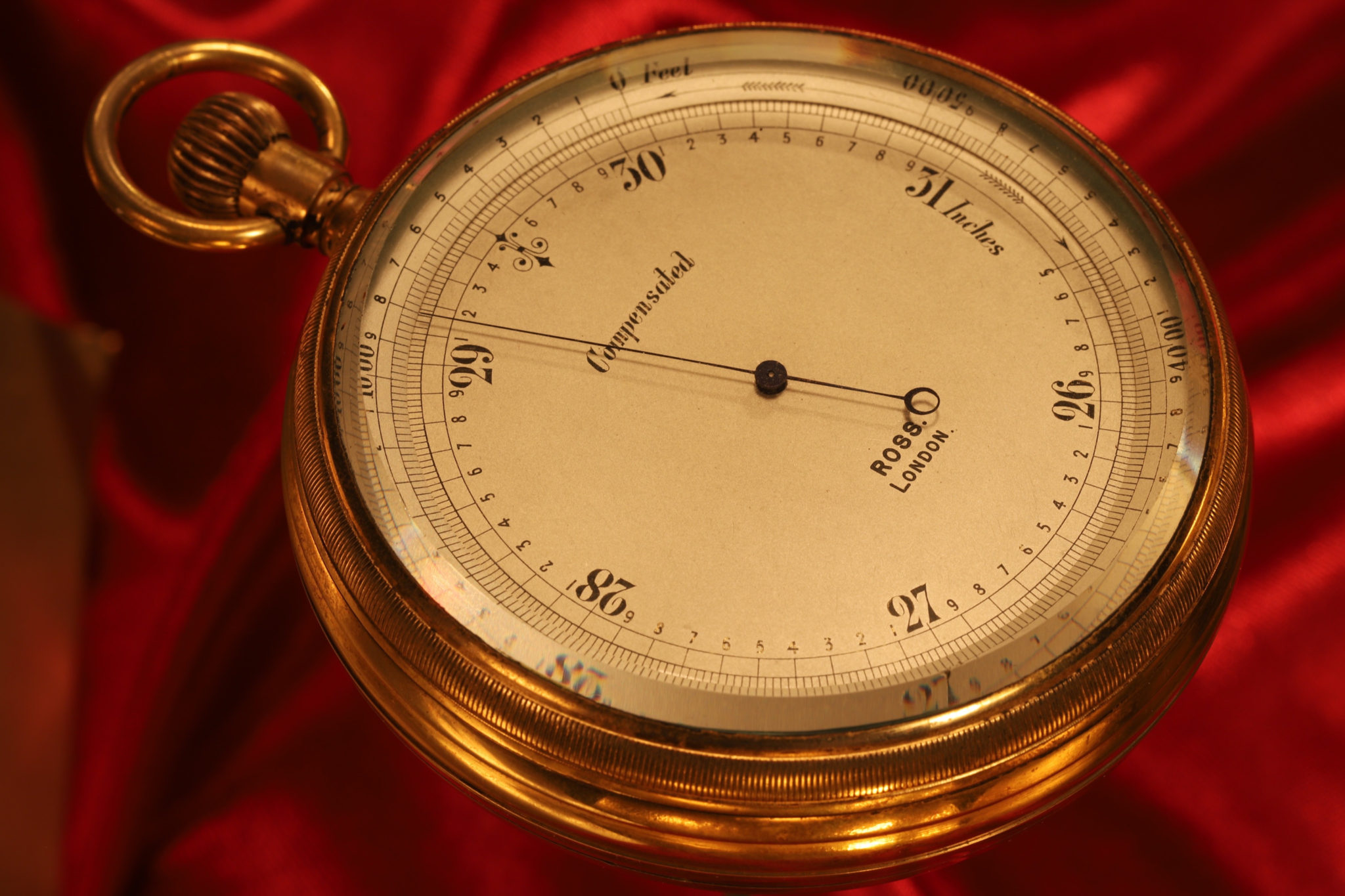 Image of Large Pocket Barometer by Ross Owned by Kate Fleming