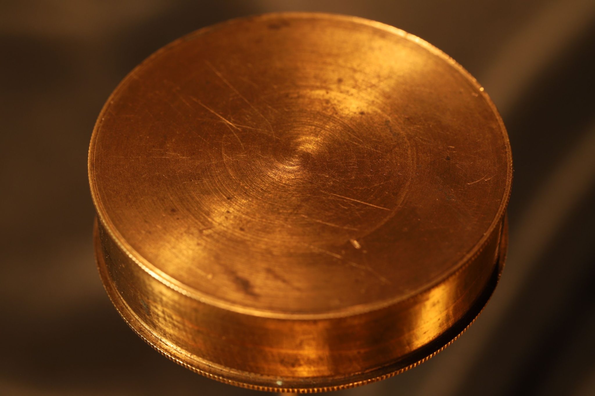 Image of Early Victorian Brass Explorers Compass c1850