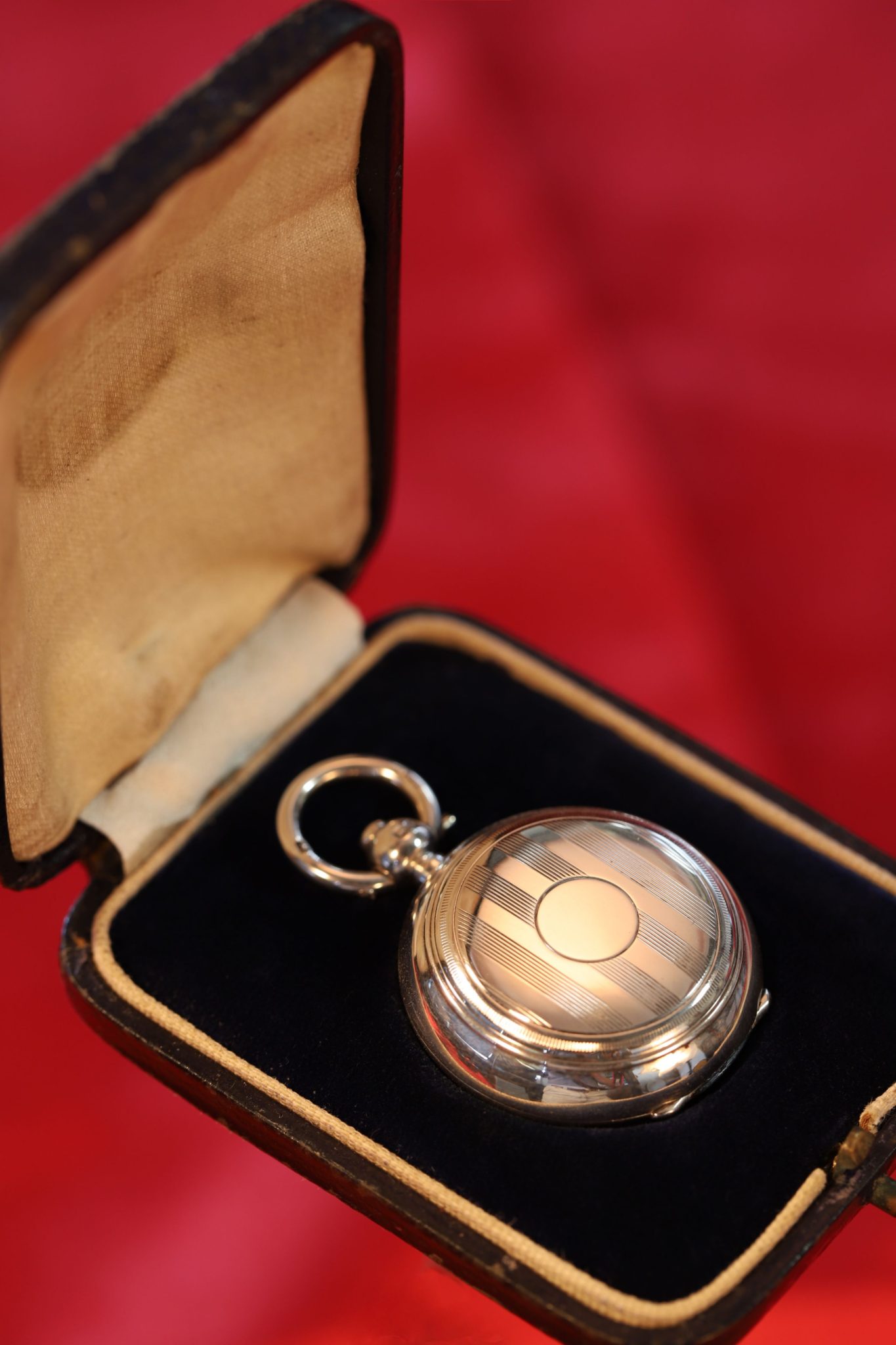 Image of Miniature Silver Compass by Dennison No 838 c1915