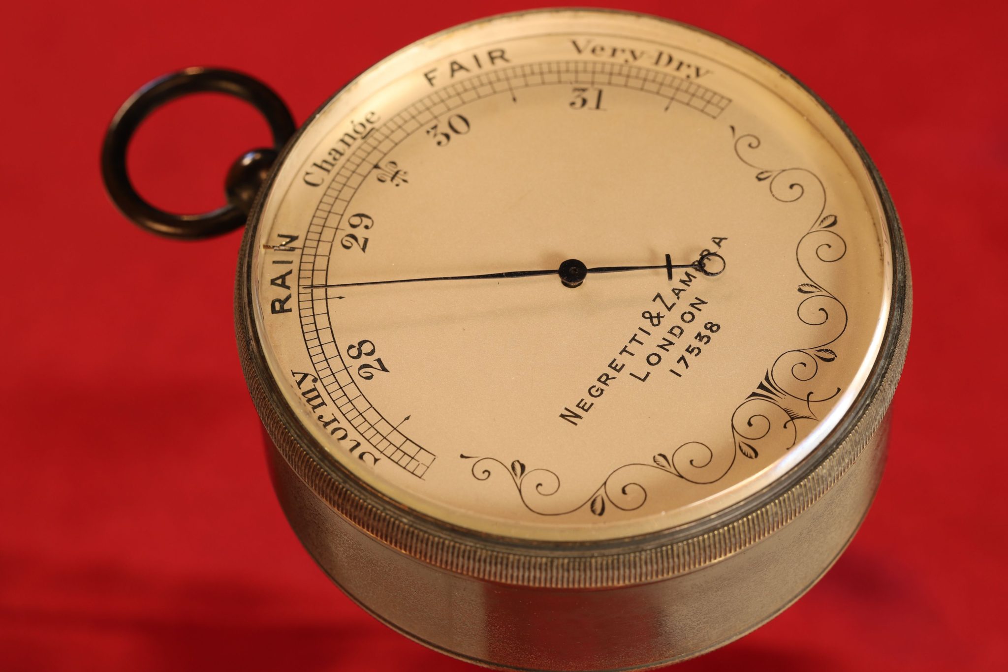 Image of Negretti & Zambra Pocket Barometer No 17538