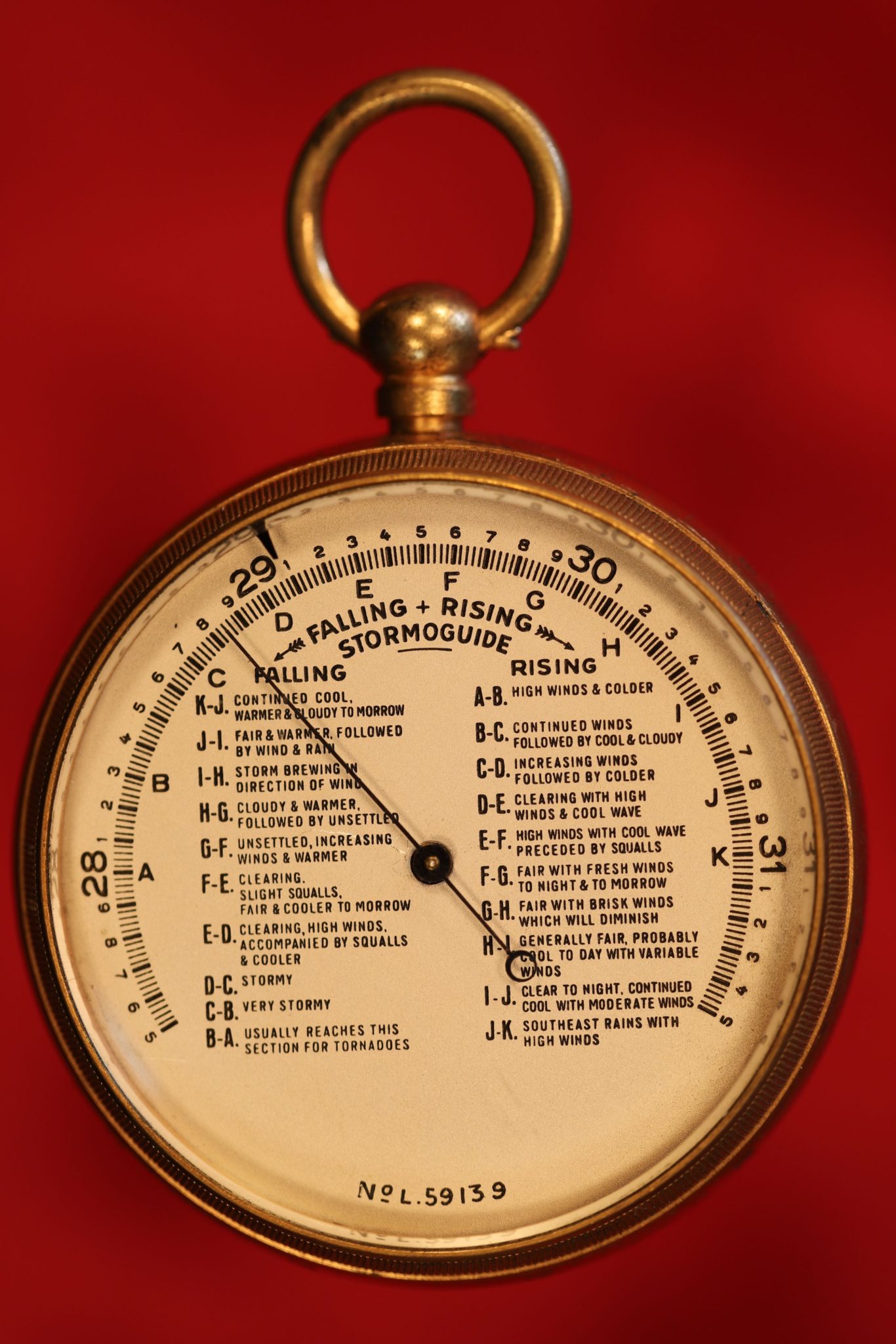 Image of Short & Mason Stormoguide Pocket Barometer No L59139