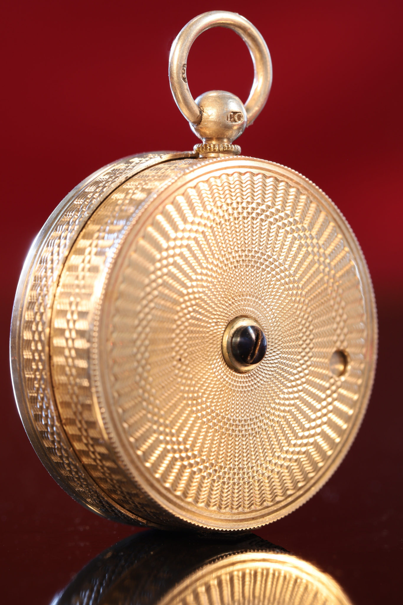 Image of Miniature Silver Pocket Barometer No 66 by Dixey c1863