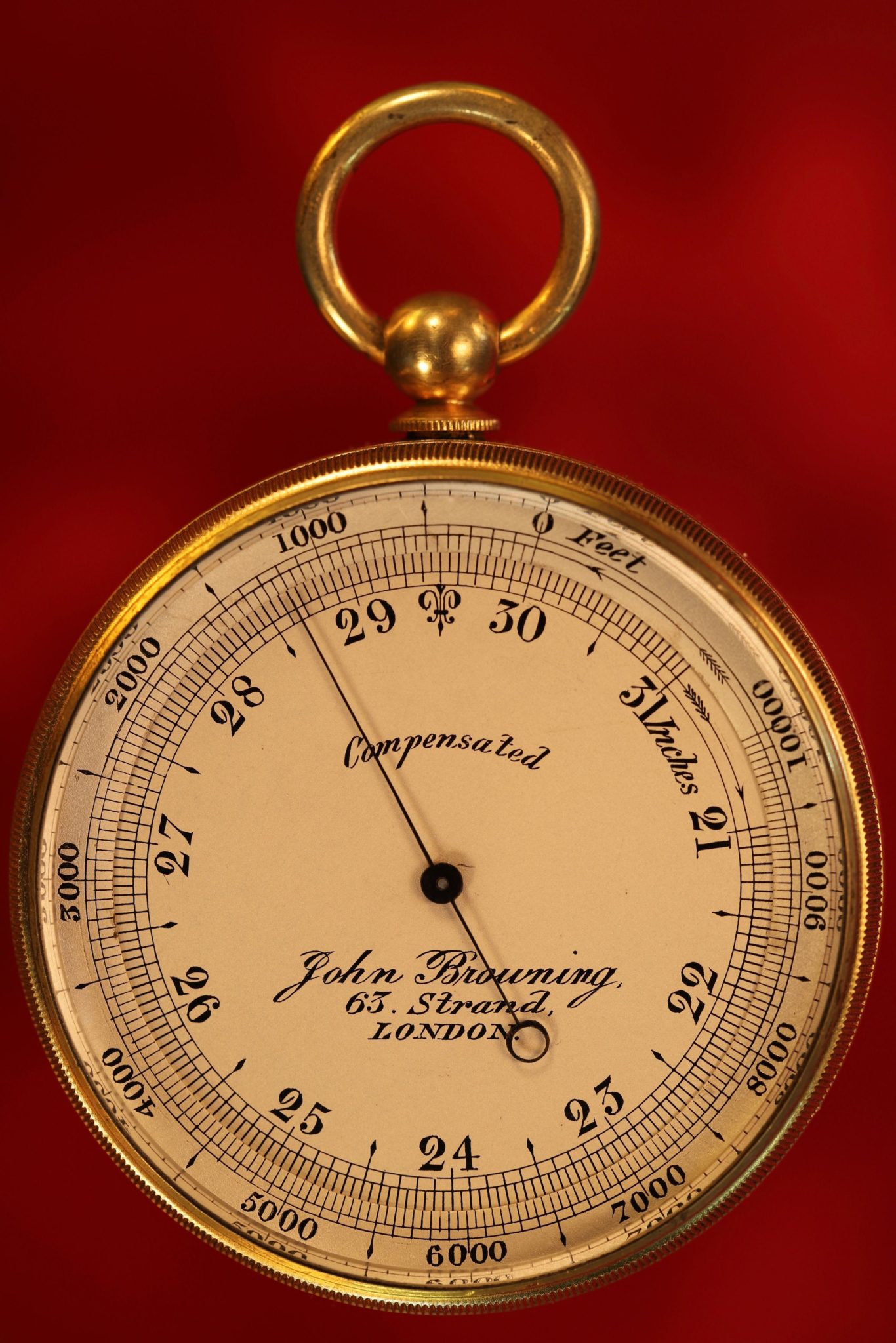 Image of Pocket Barometer by John Browning, London