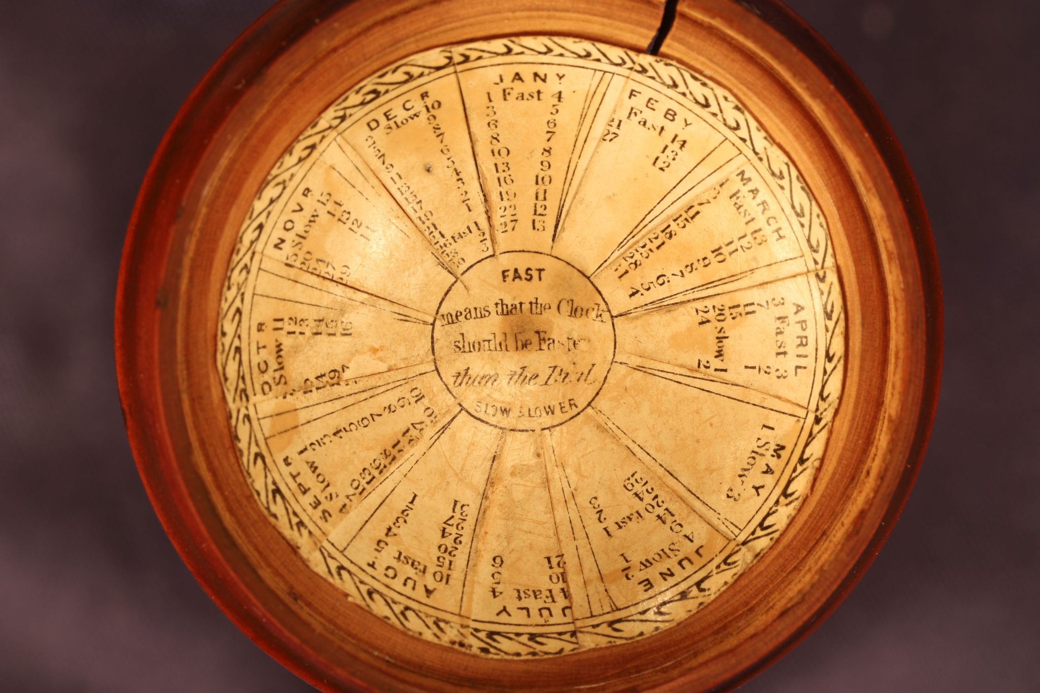 Image of Victorian Horizontal Magnetic Sundial c1850