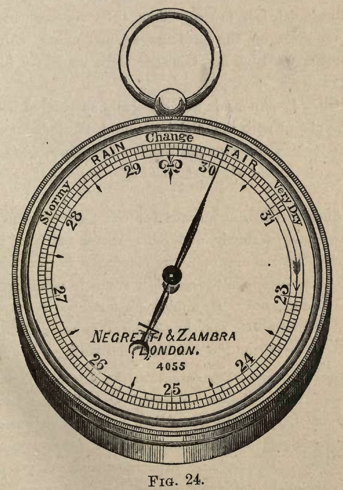 Image of Large Pocket Barometer by Negretti & Zambra c1866
