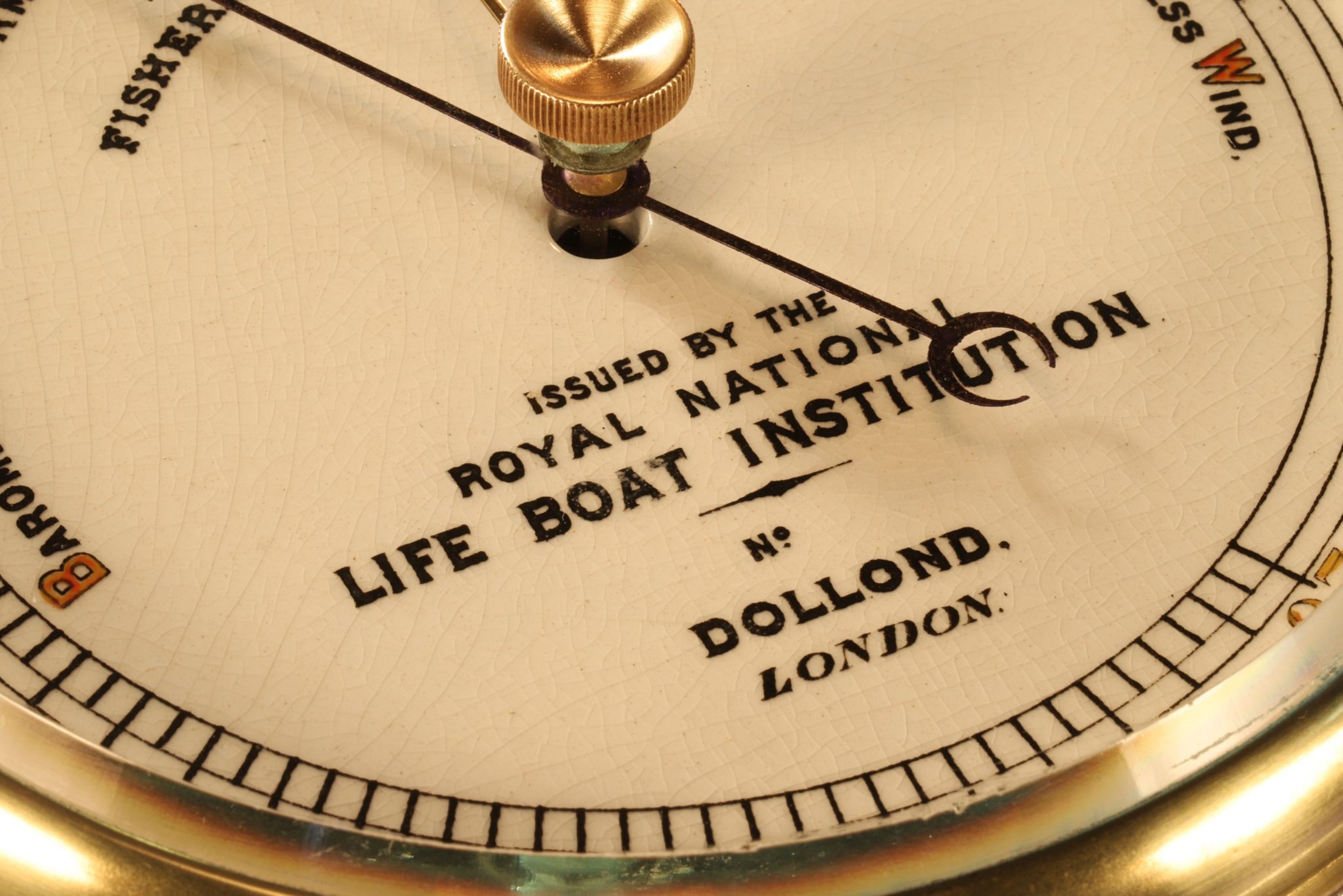 Image of RNLI Fishermans Aneroid Barometer by Dollond c1890
