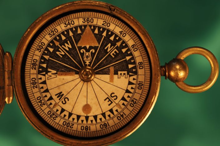 VICTORIAN SINGERS PATENT COMPASS BY FRANCIS BARKER c1880