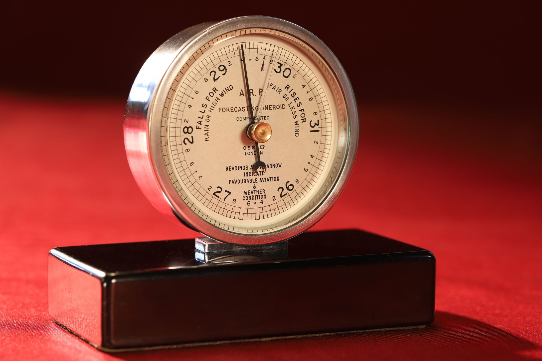 Image of Negretti & Zambra ARP Desk Barometer c1940