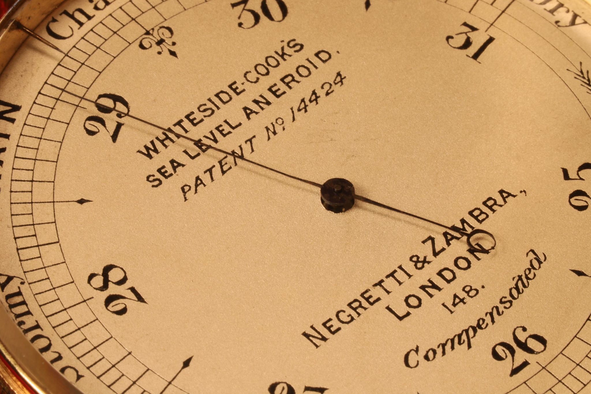 Image of Negretti & Zambra Whiteside Pocket Barometer No 148