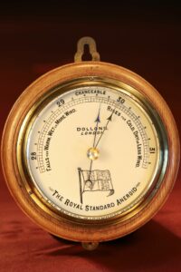 Image of Dollond Royal Standard Marine Barometer c1880 taken from front